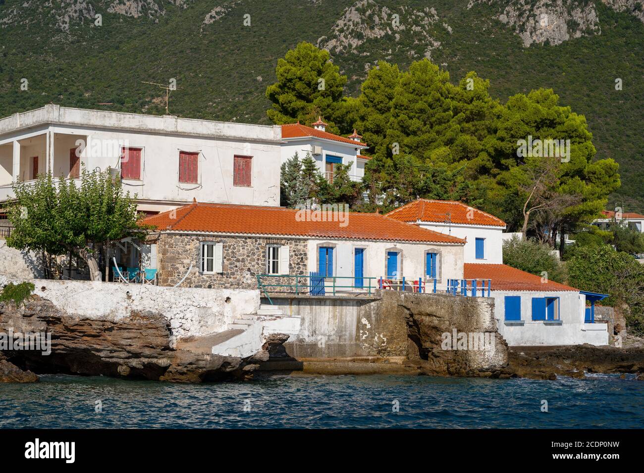 Traditional houses at Kiparissi,Laconia,Greece Stock Photo Alamy
