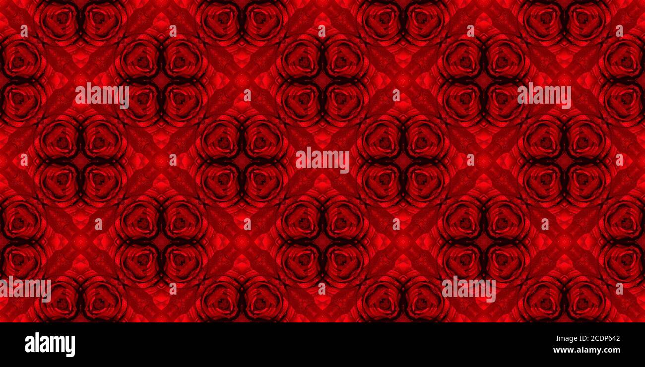 Dry matte red textile seamless abstract pattern with real texture. Stock Photo
