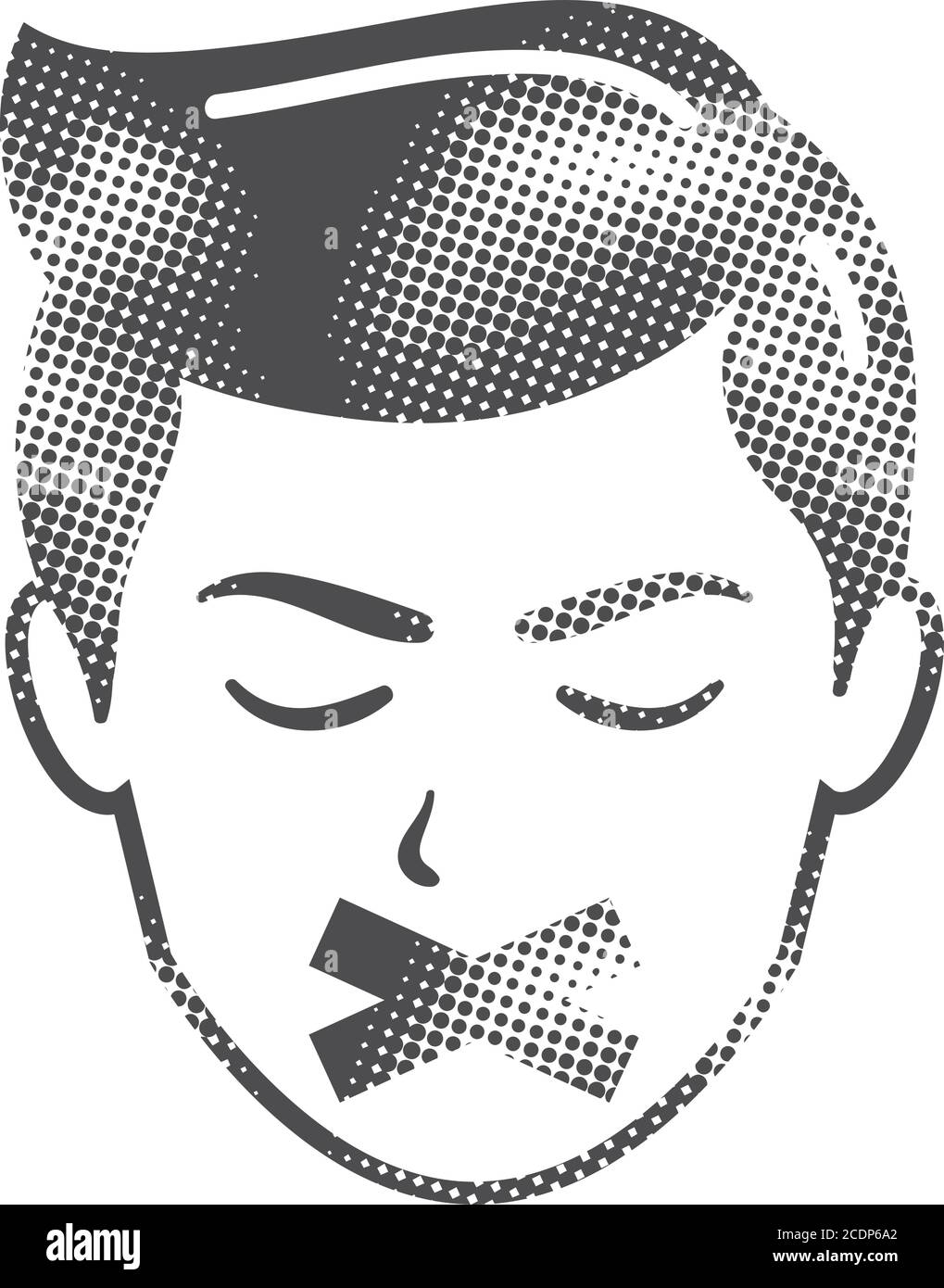 Duct Taped Mouth Images Clipart