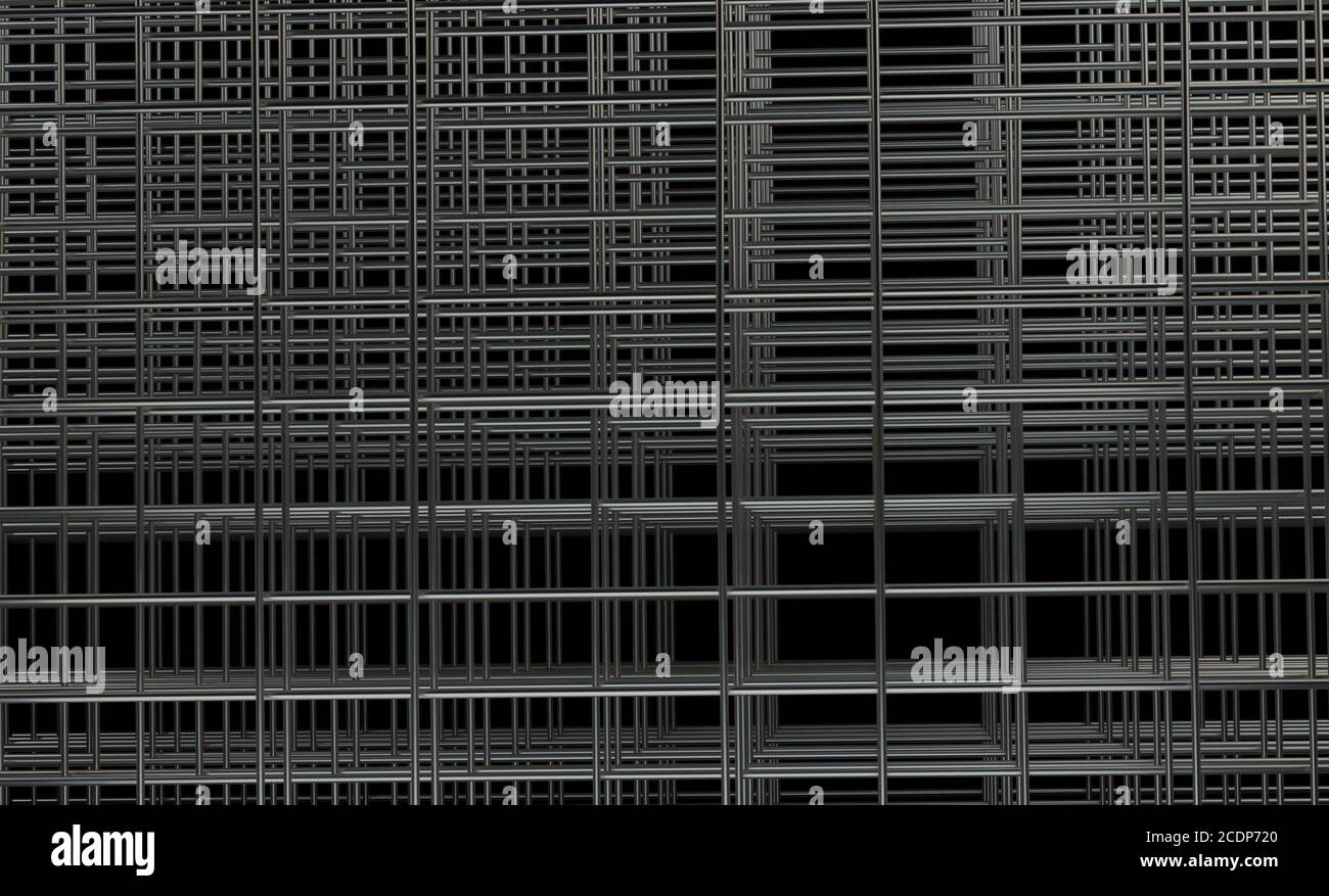 abstract three dimensional net 3d illustration Stock Photo Alamy