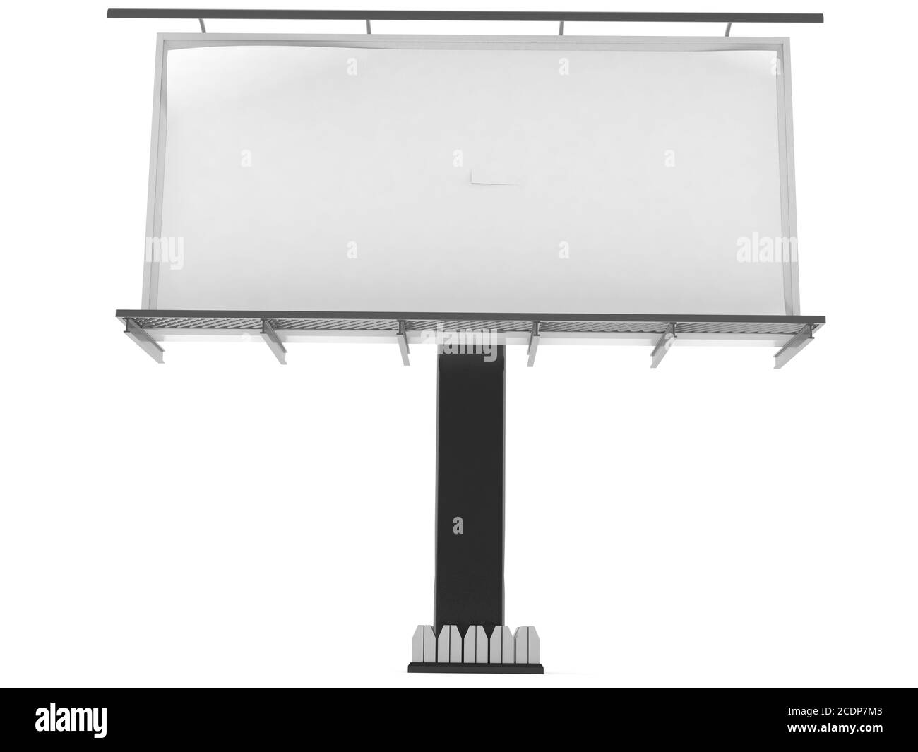 Billboard isolated on white background Stock Photo - Alamy