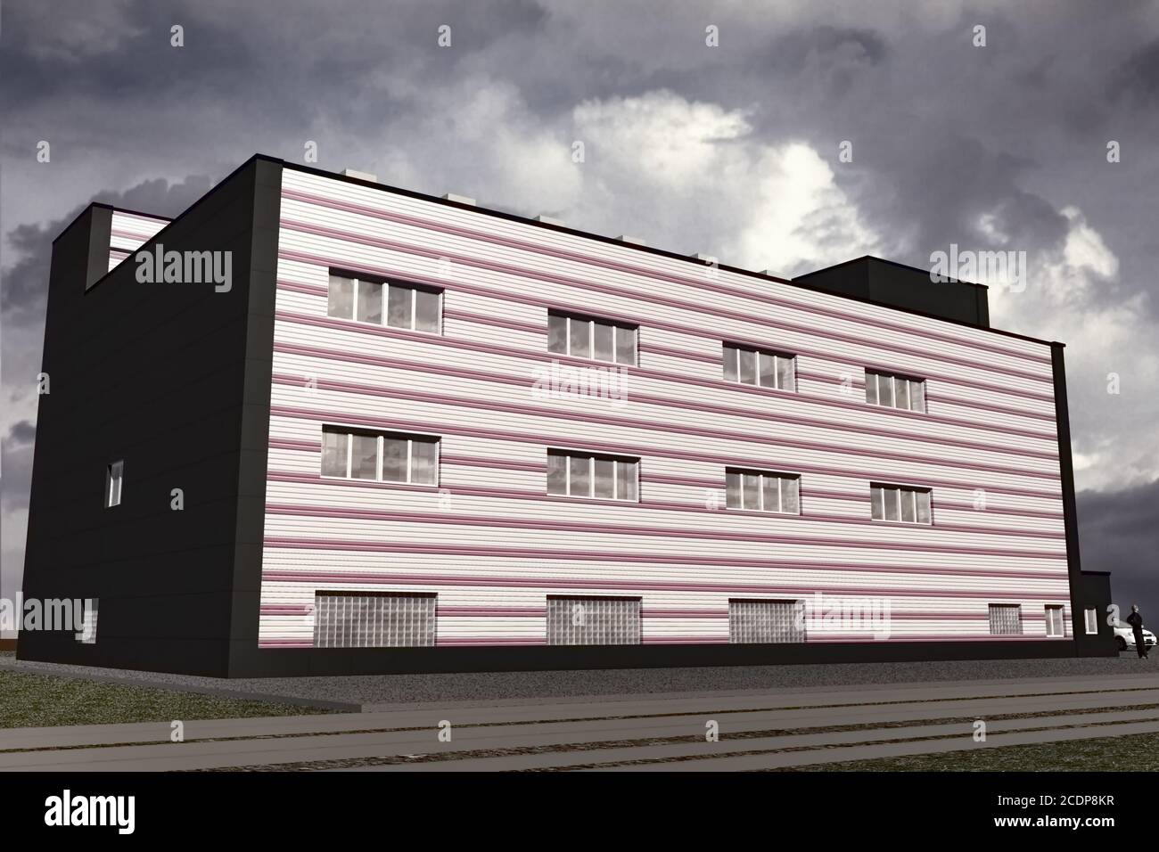 Building in the style of Constructivism Stock Photo - Alamy