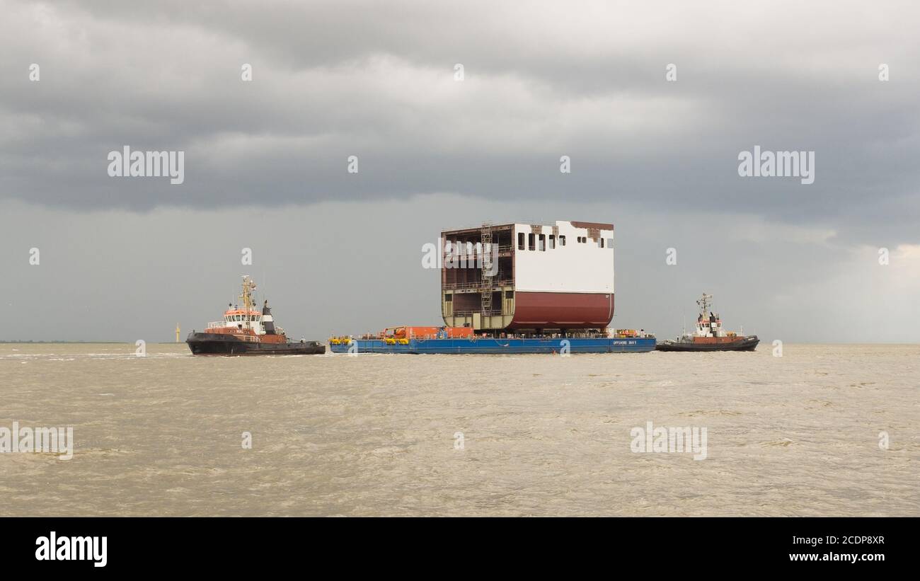 Segment of vessel Stock Photo
