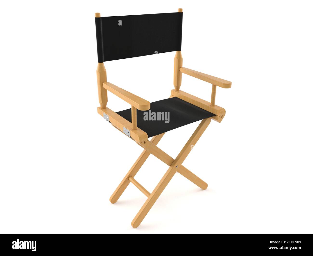 Movie director chair isolated on white background Stock Photo Alamy