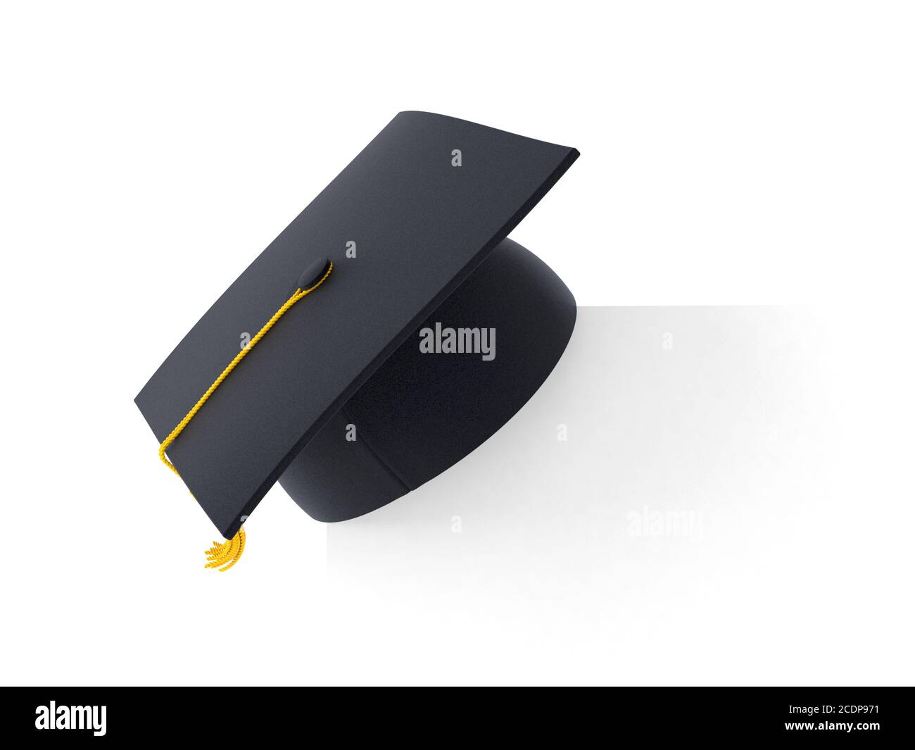 Mortarboard isolated on white background Stock Photo - Alamy