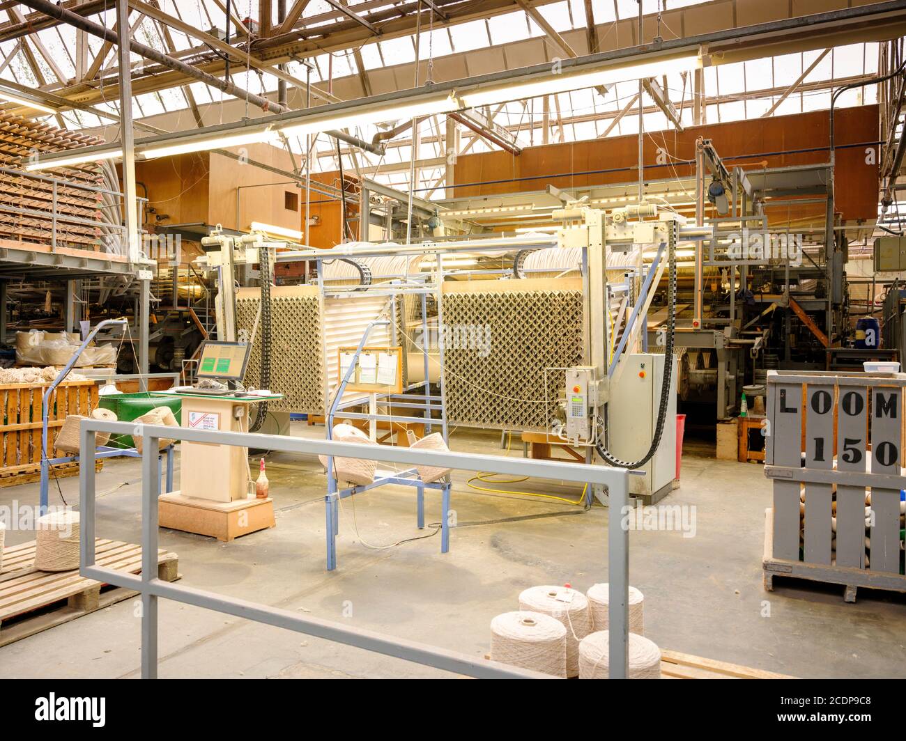 Axminster carpet factory interior photographed in 2018 Stock Photo Alamy