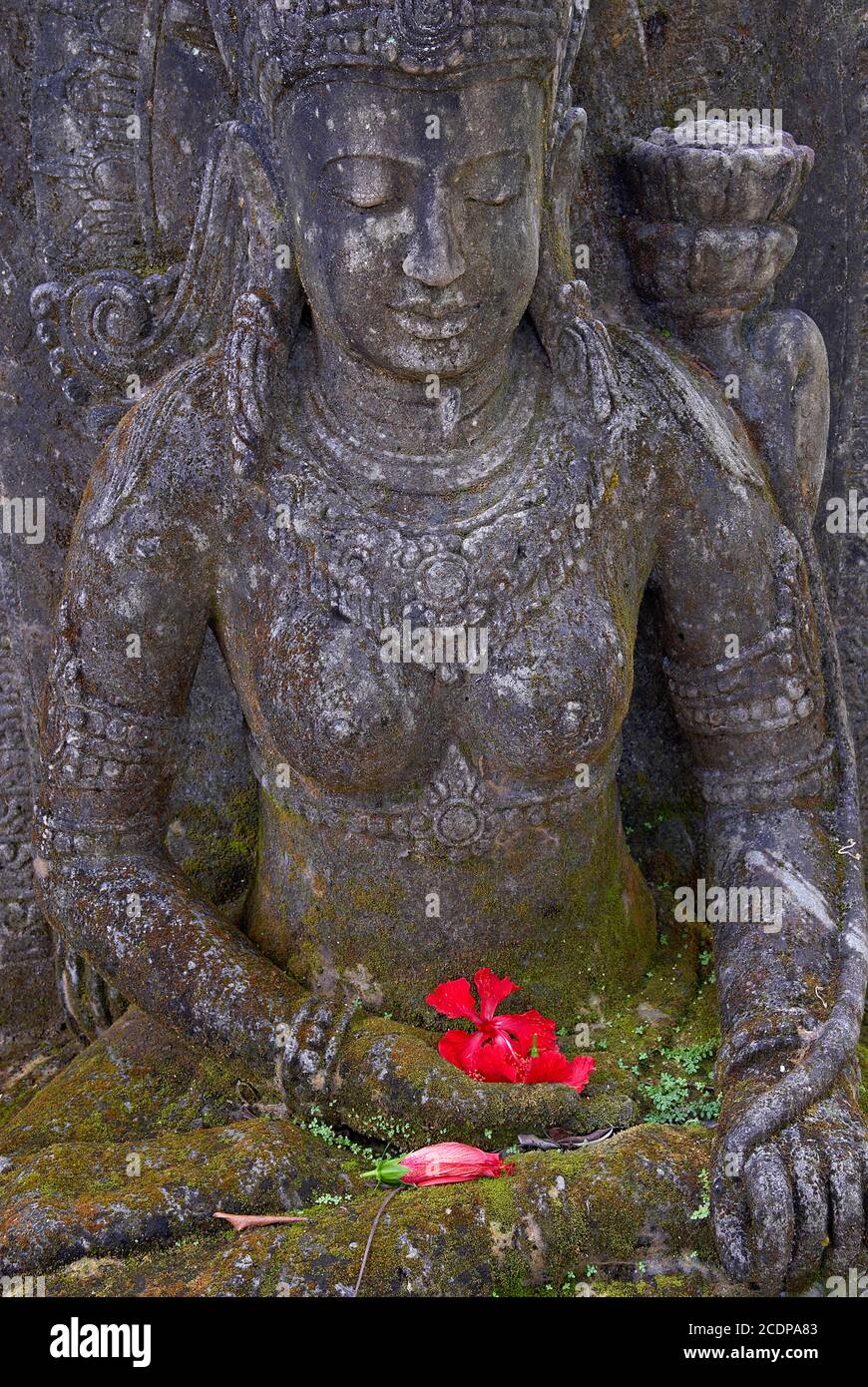 Indonesia, Bali, Garden statues at hotel Stock Photo Alamy
