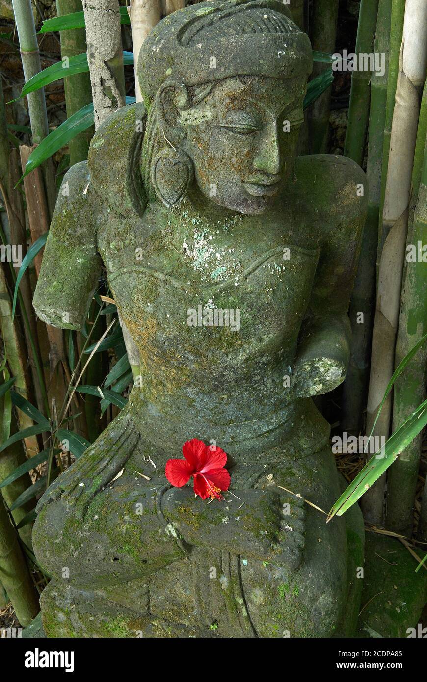Indonesia, Bali, Garden statues at hotel Stock Photo Alamy