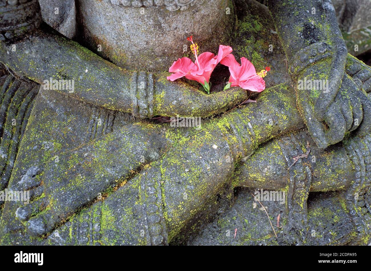 Indonesia, Bali, Garden statues at hotel Stock Photo Alamy