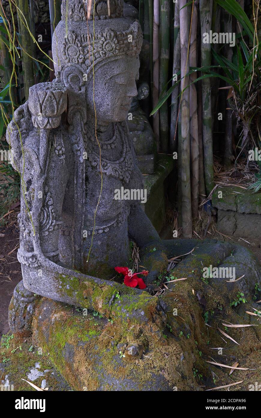 Indonesia, Bali, Garden statues at hotel Stock Photo Alamy
