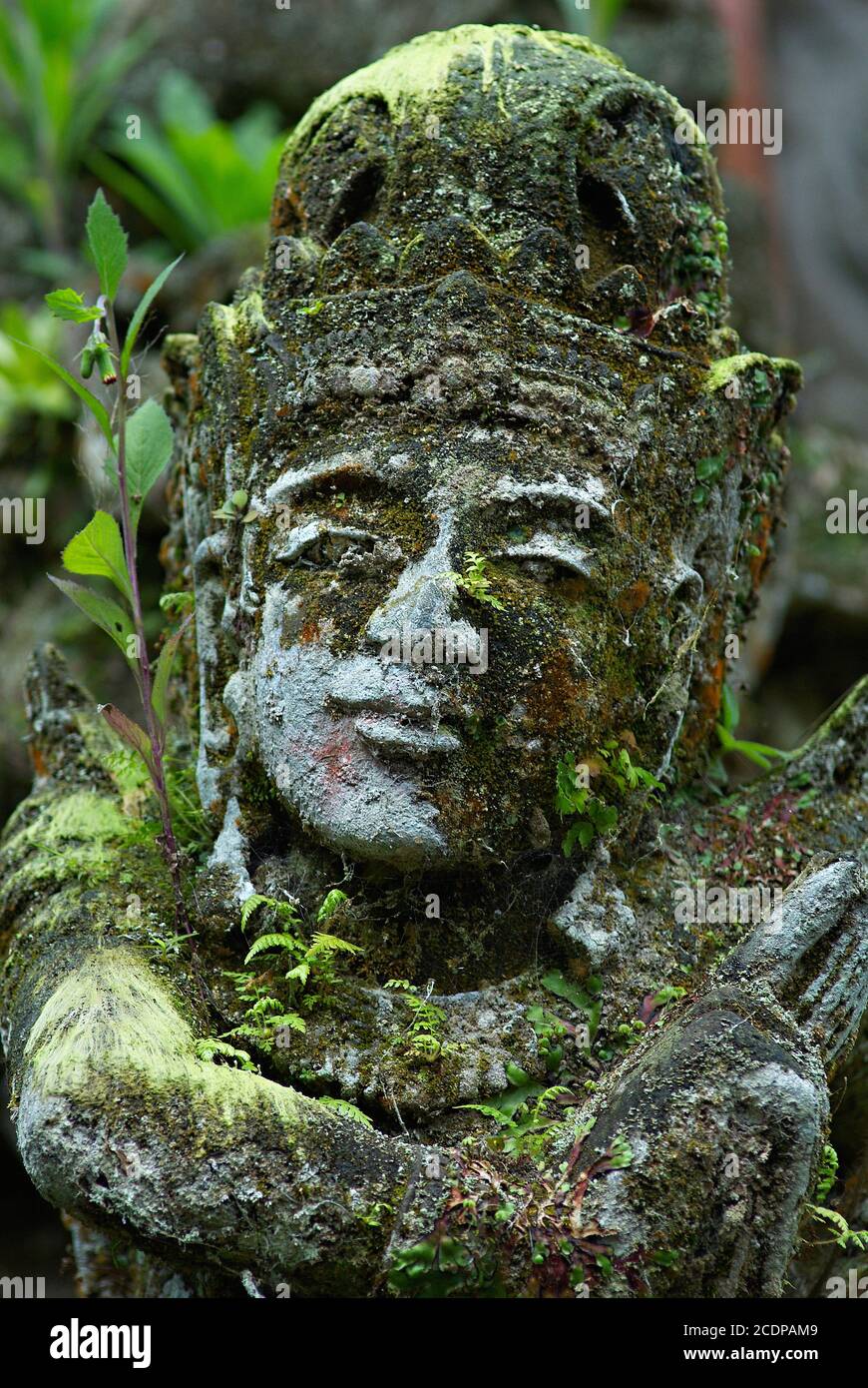 Indonesia, Bali, Garden statues at hotel Stock Photo Alamy