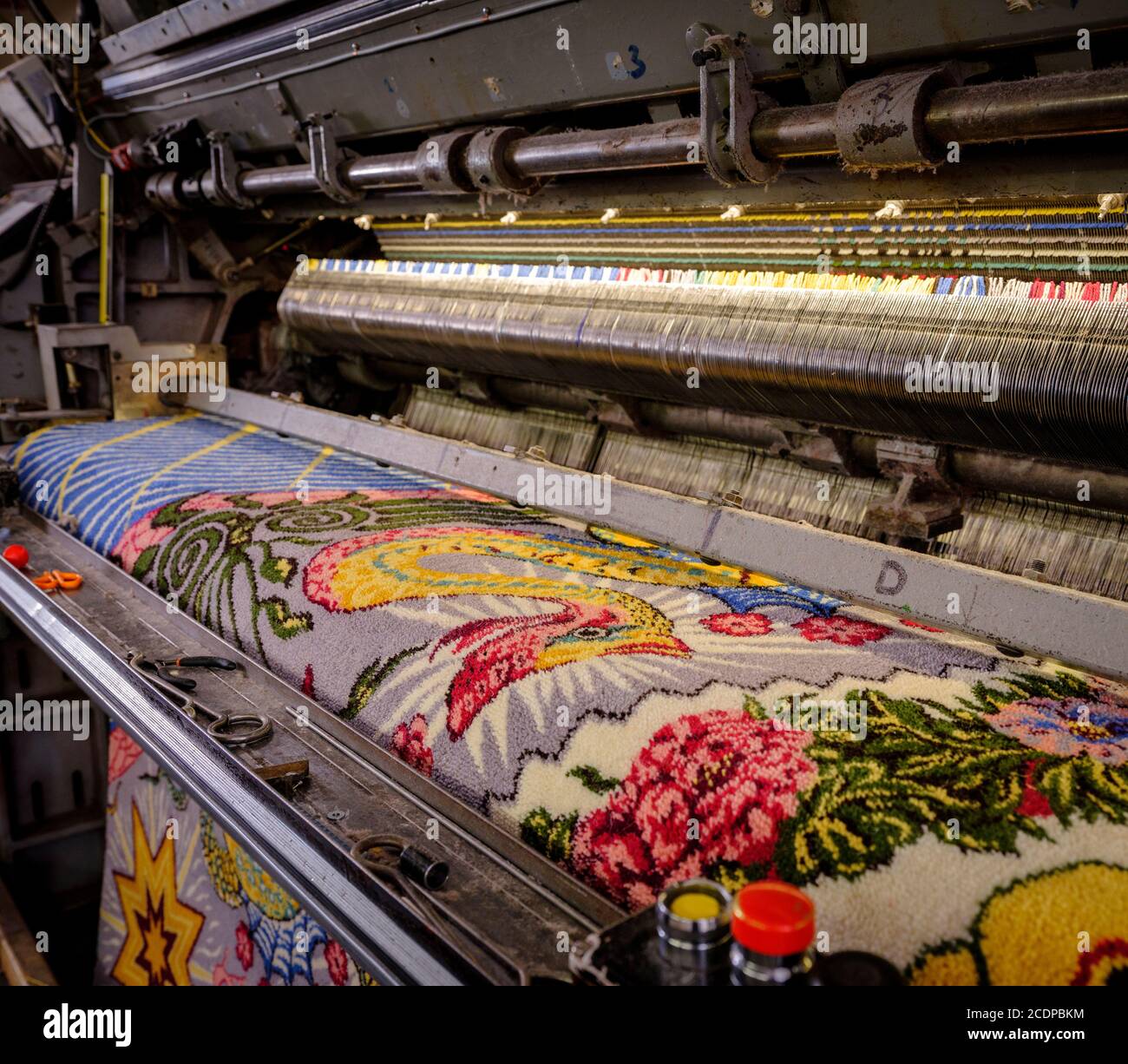 Axminster carpet factory interior photographed in 2018 Stock Photo Alamy