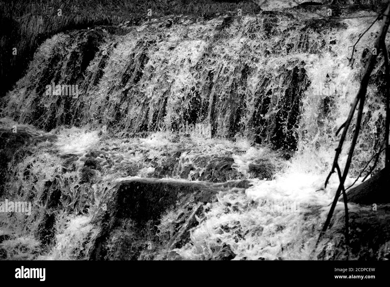 Nahaufnahme eines Wasserfalls 3 Stock Photo