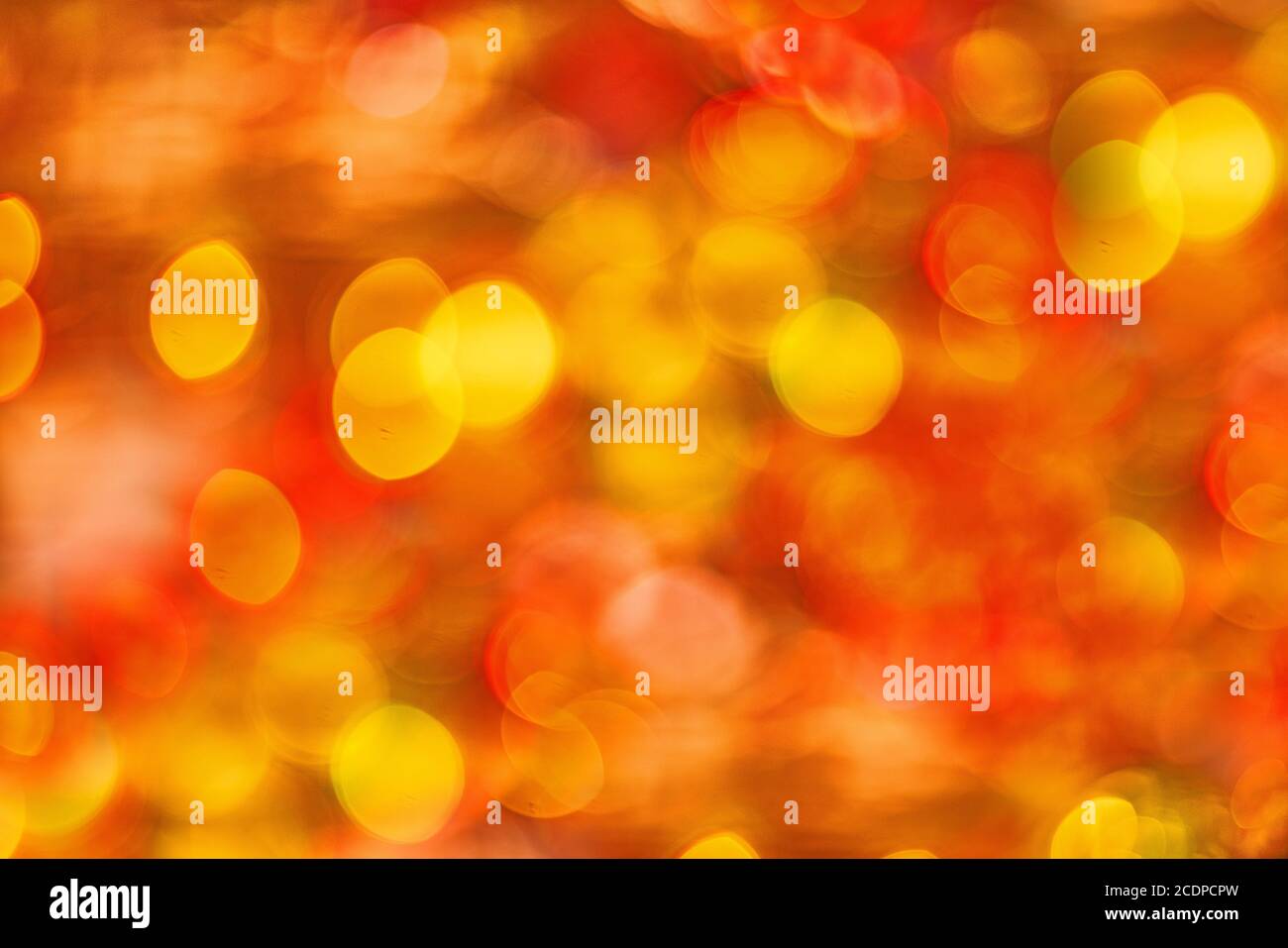 Abstract evening multiple lights on new year night Stock Photo