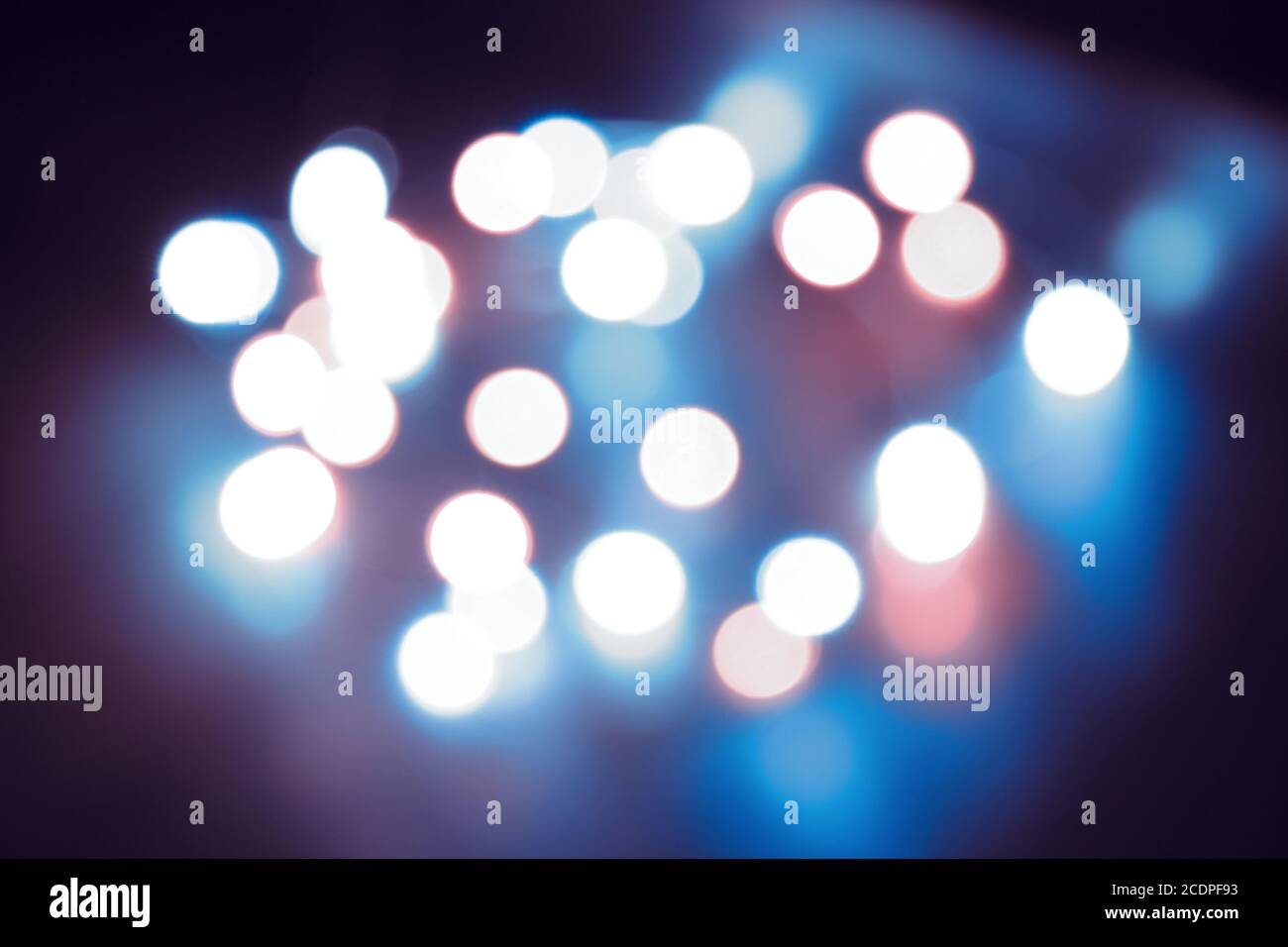 Abstract bokeh nigth background. Colorful magic lights background,  decoration for the party. Neon light glowing effect. Blue glow Stock Photo  - Alamy