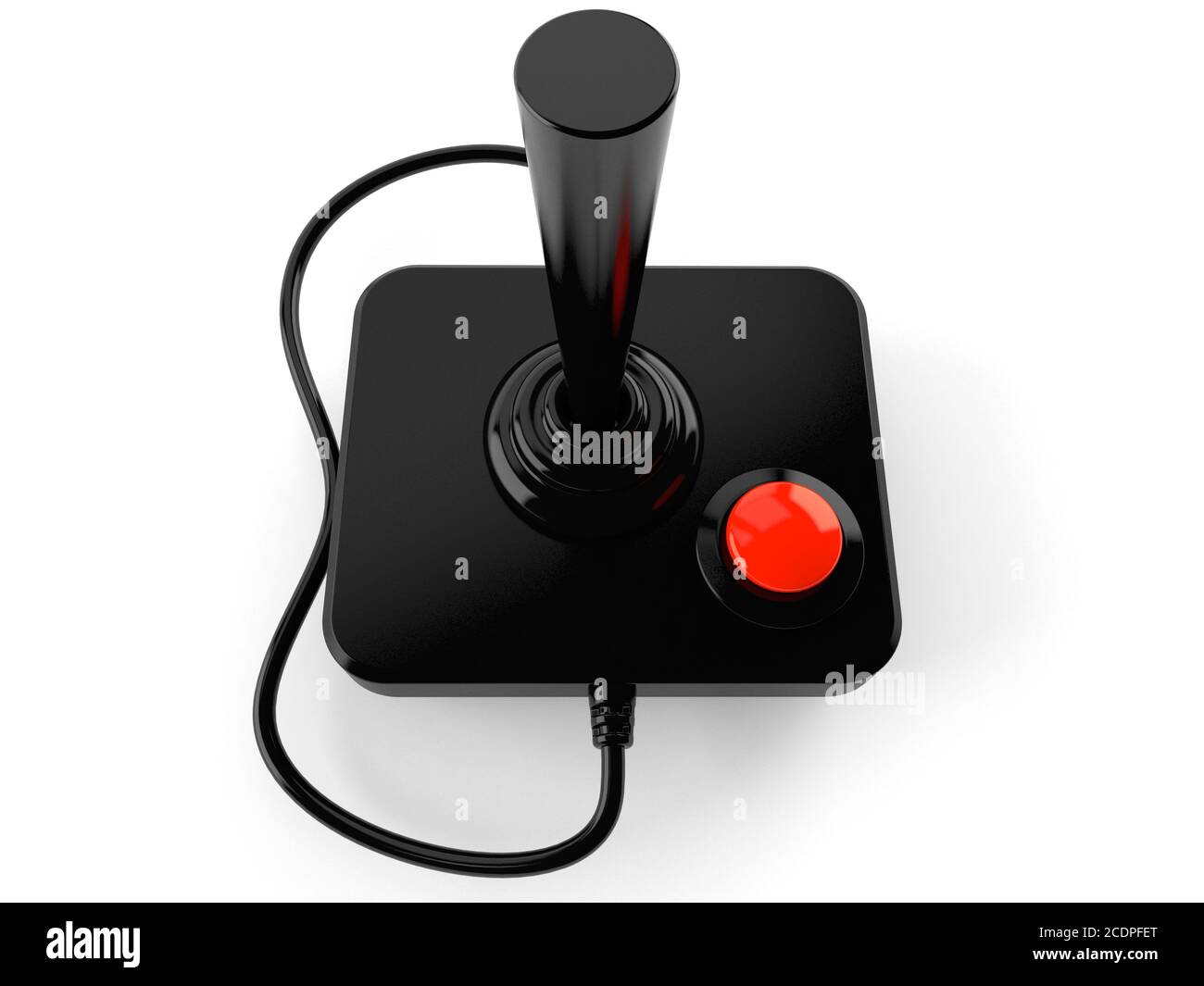 Joystick isolated on white background Stock Photo - Alamy