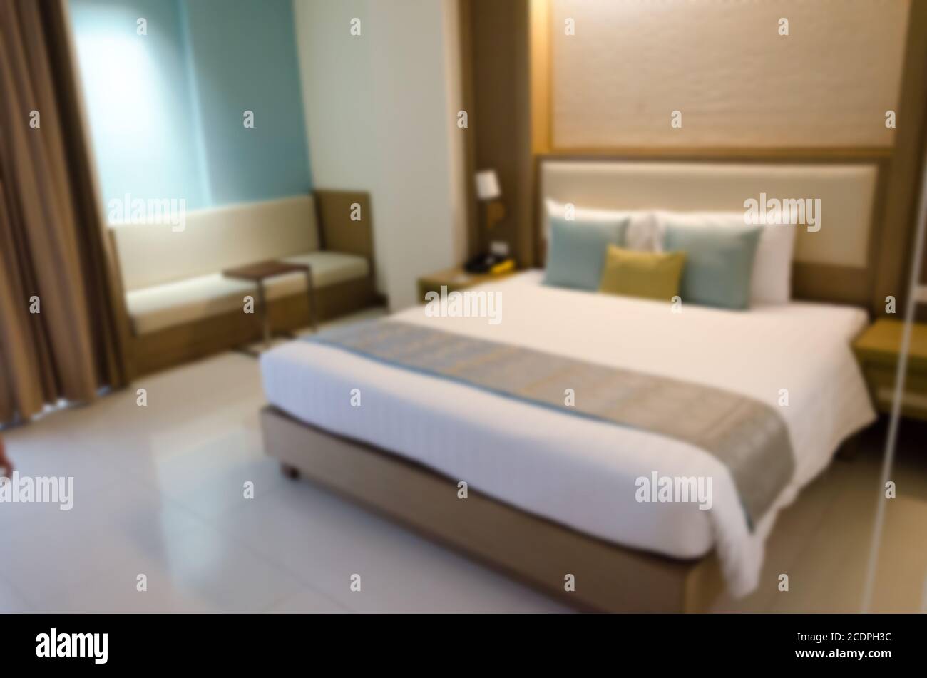 Abstract blur bedroom Stock Photo