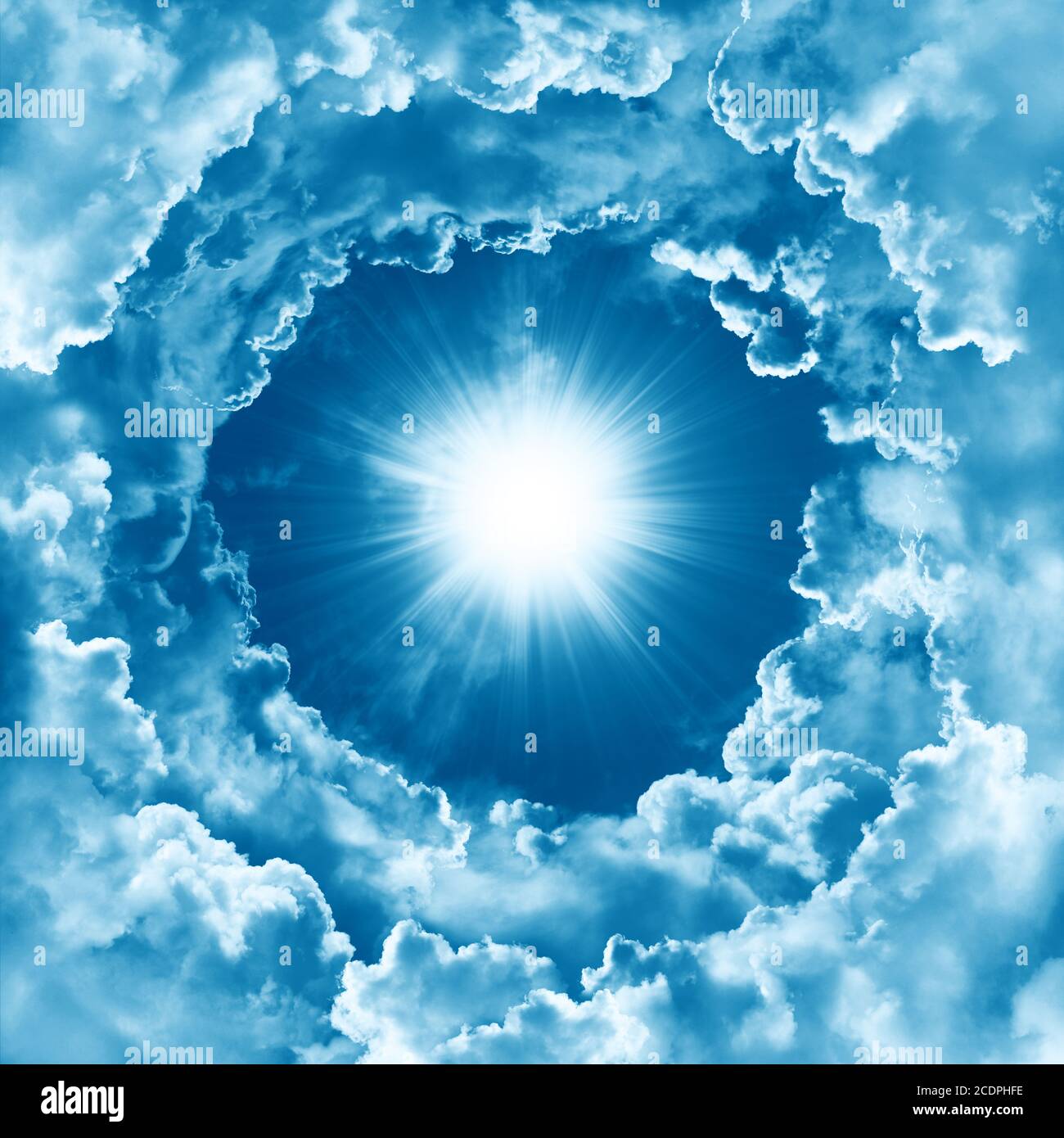 Religion concept of heavenly background with dramatic clouds. Divine  shining heaven, light. Sky with beautiful cloud and sunshine. Peaceful sky  backgr Stock Photo - Alamy