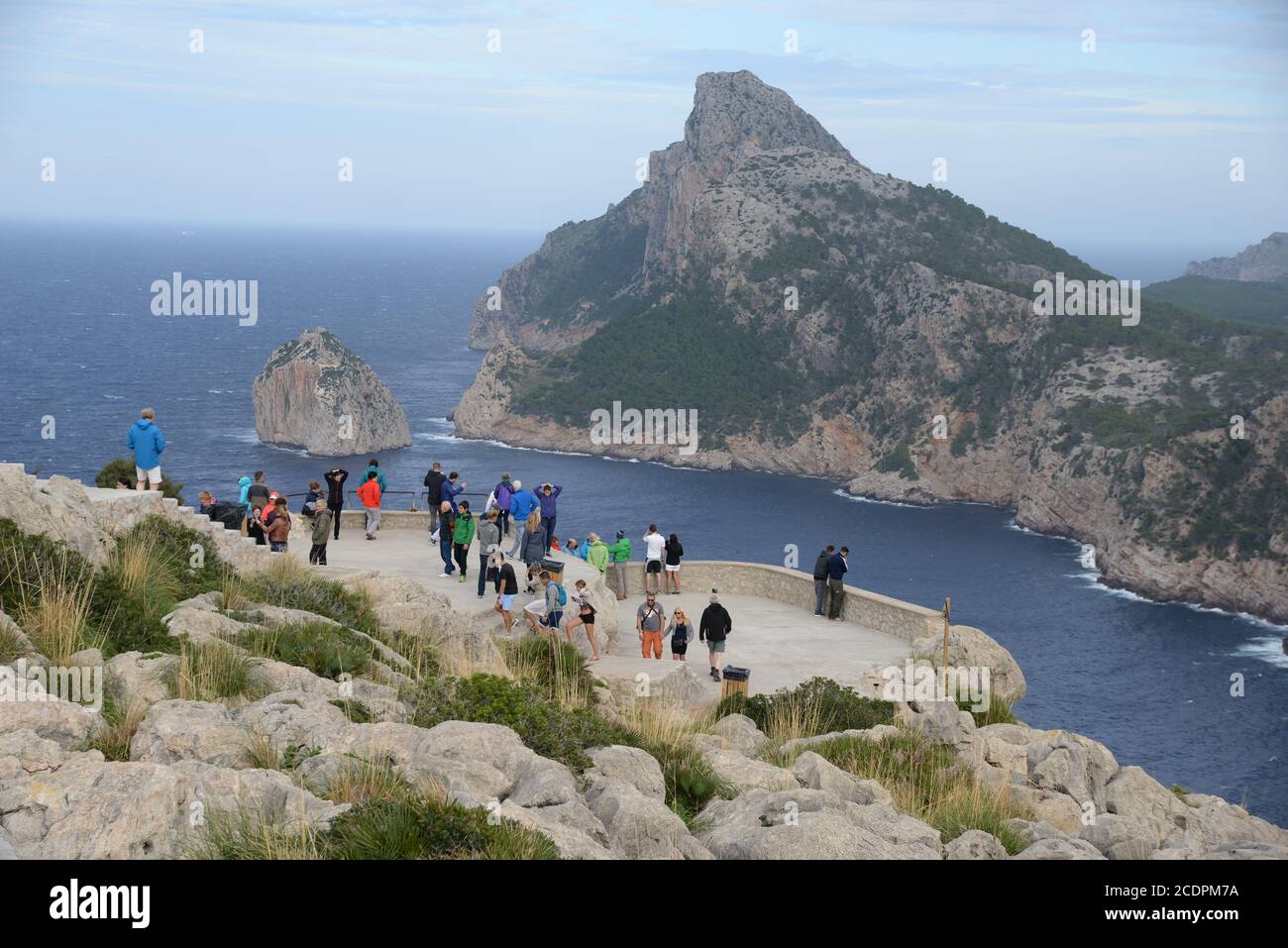 Viewpoint at Cap Formentor Stock Photo Alamy