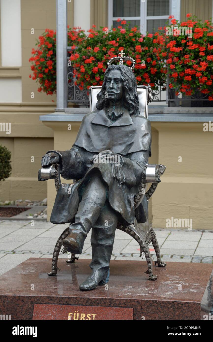Princess Rakoczi Prince Rakoczy Monument in Bad Kissingen Stock Photo - Alamy