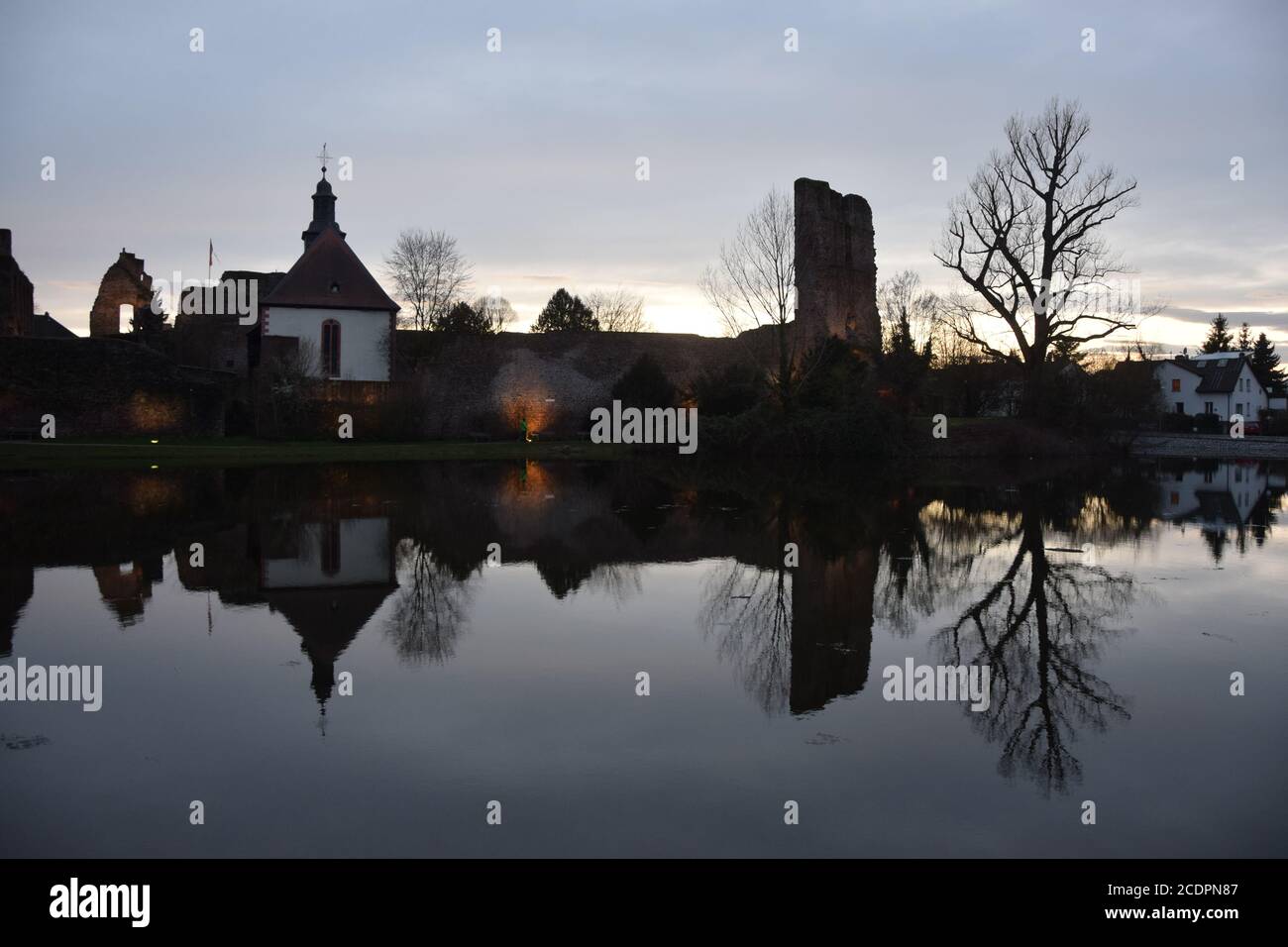 Hayn Castle in Dreieichenhain Stock Photo Alamy