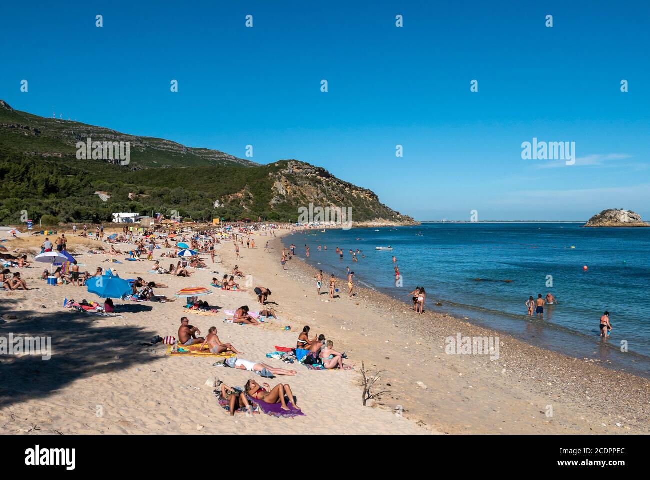 Portinho da Arrábida beach near Setúbal, Portugal, Europe Stock Photo