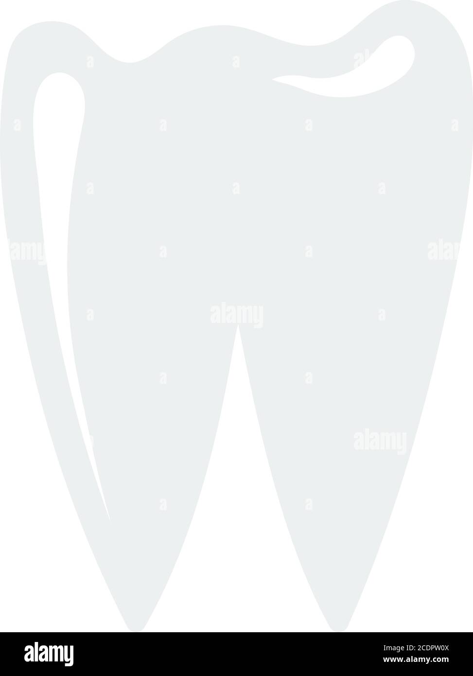 Tooth Icon. Flat Color Design. Vector Illustration Stock Vector Image ...