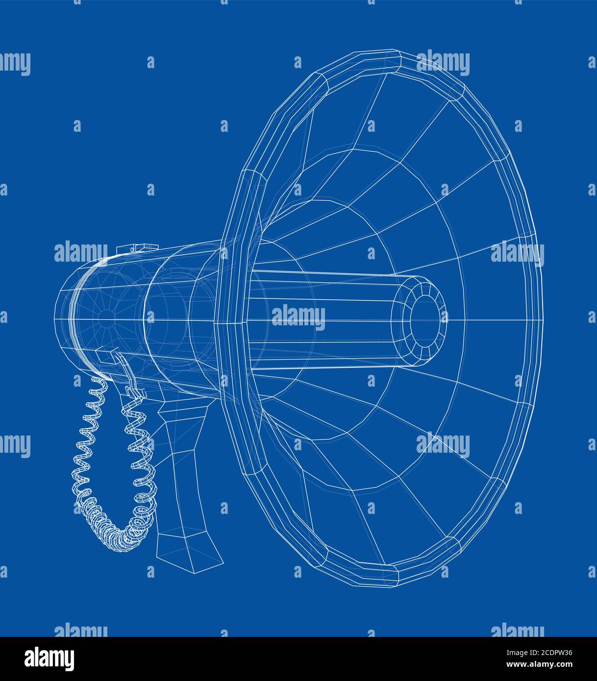 Megaphone concept outline. Vector Stock Vector Image & Art - Alamy
