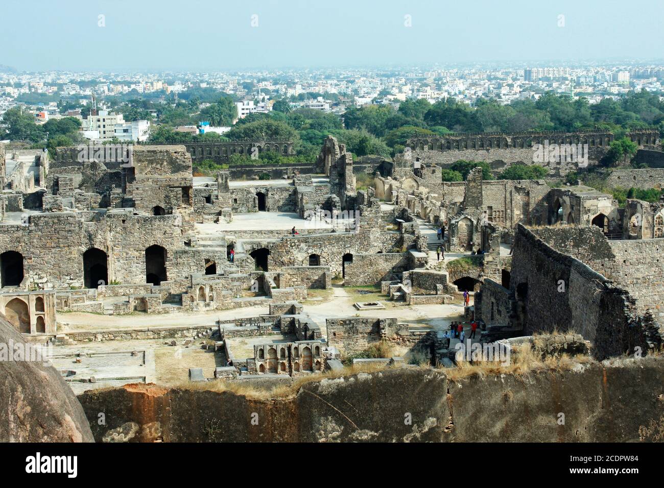 Golconda fort, Hyderabad. Stock Photo
