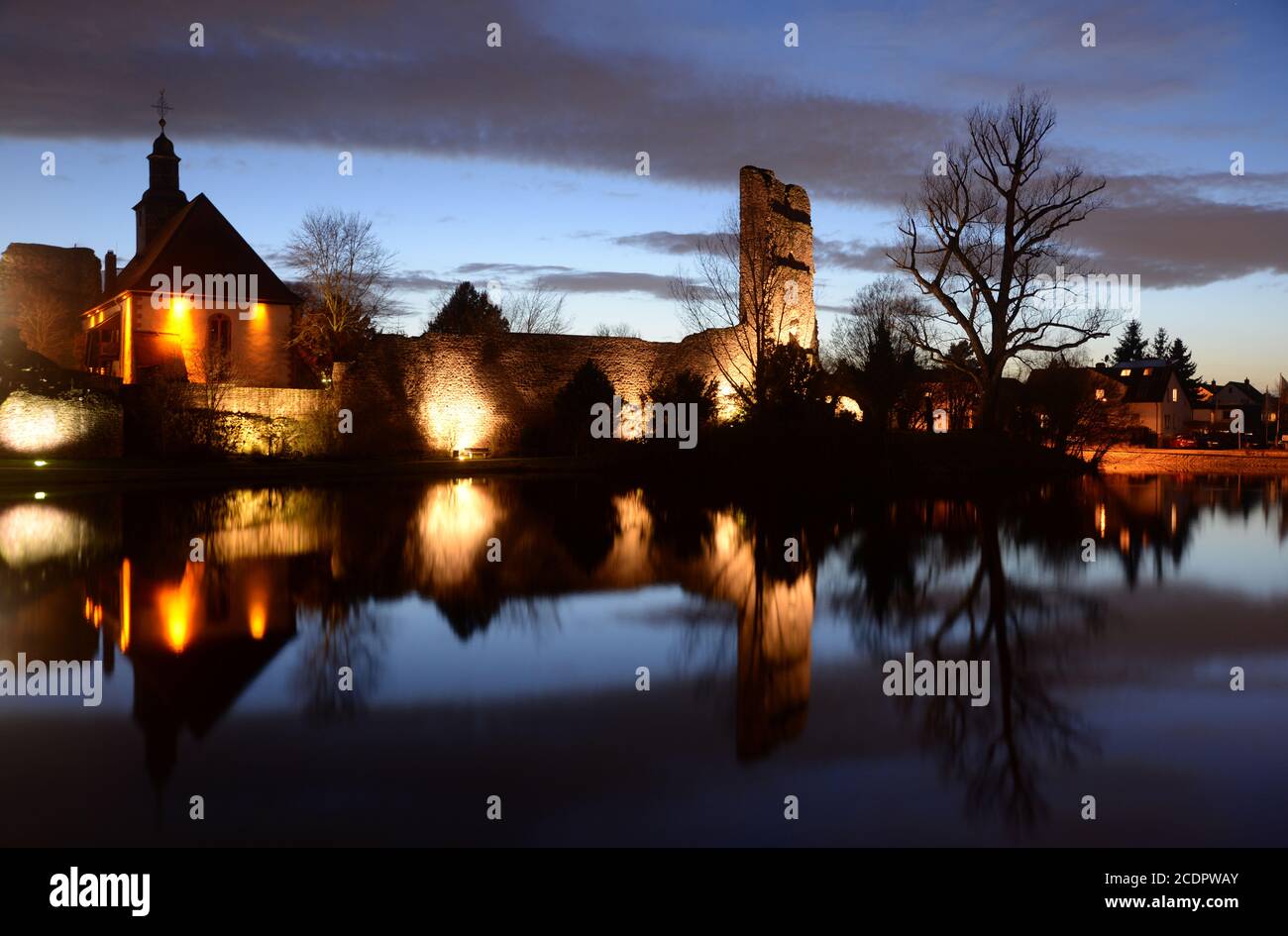 Hayn Castle in Dreieichenhain Stock Photo Alamy