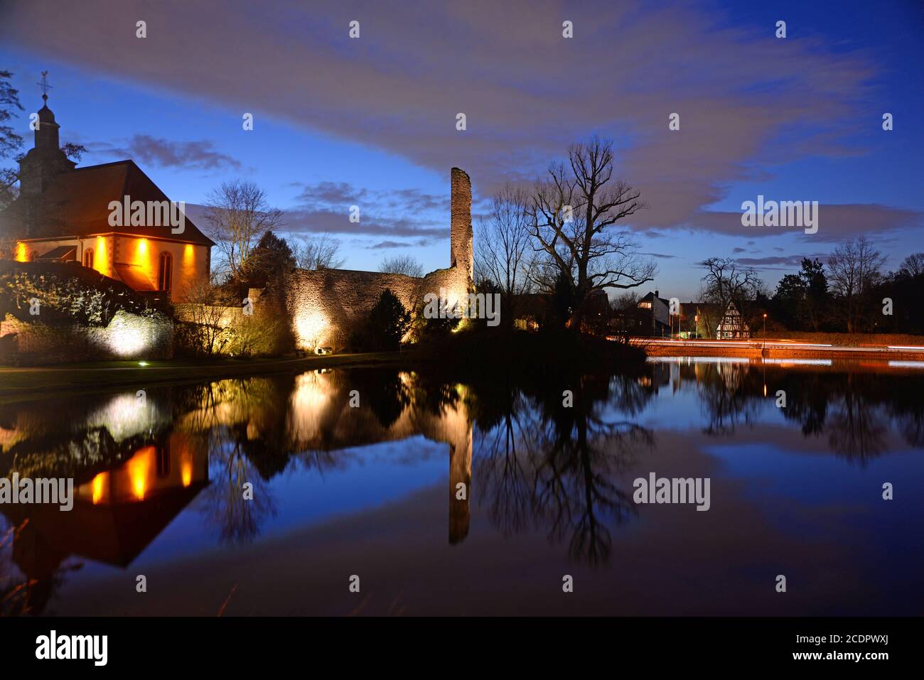 Hayn Castle in Dreieichenhain Stock Photo Alamy
