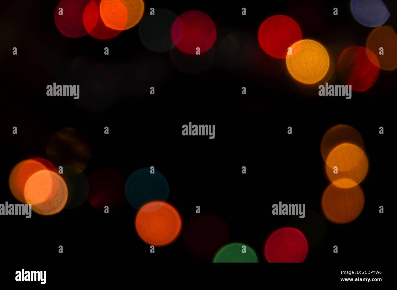 Colorful circles of light abstract background Stock Photo - Alamy