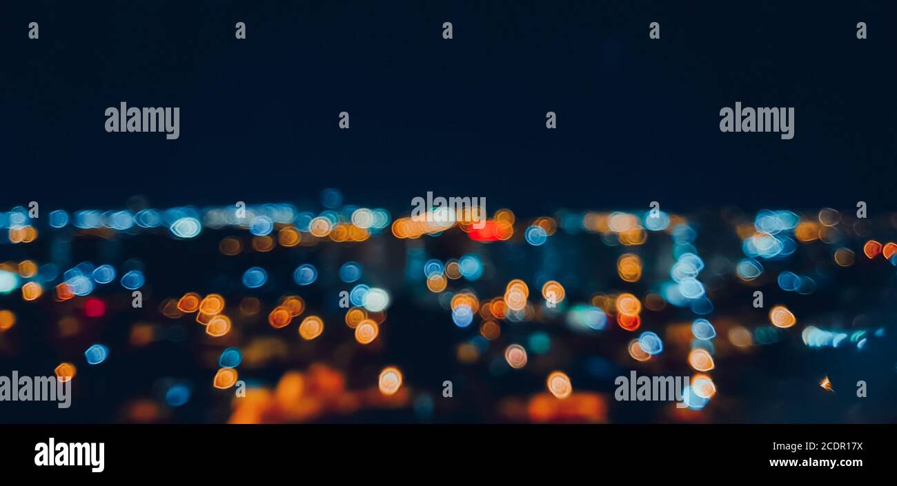 Bokeh effect on city lights hi-res stock photography and images - Alamy