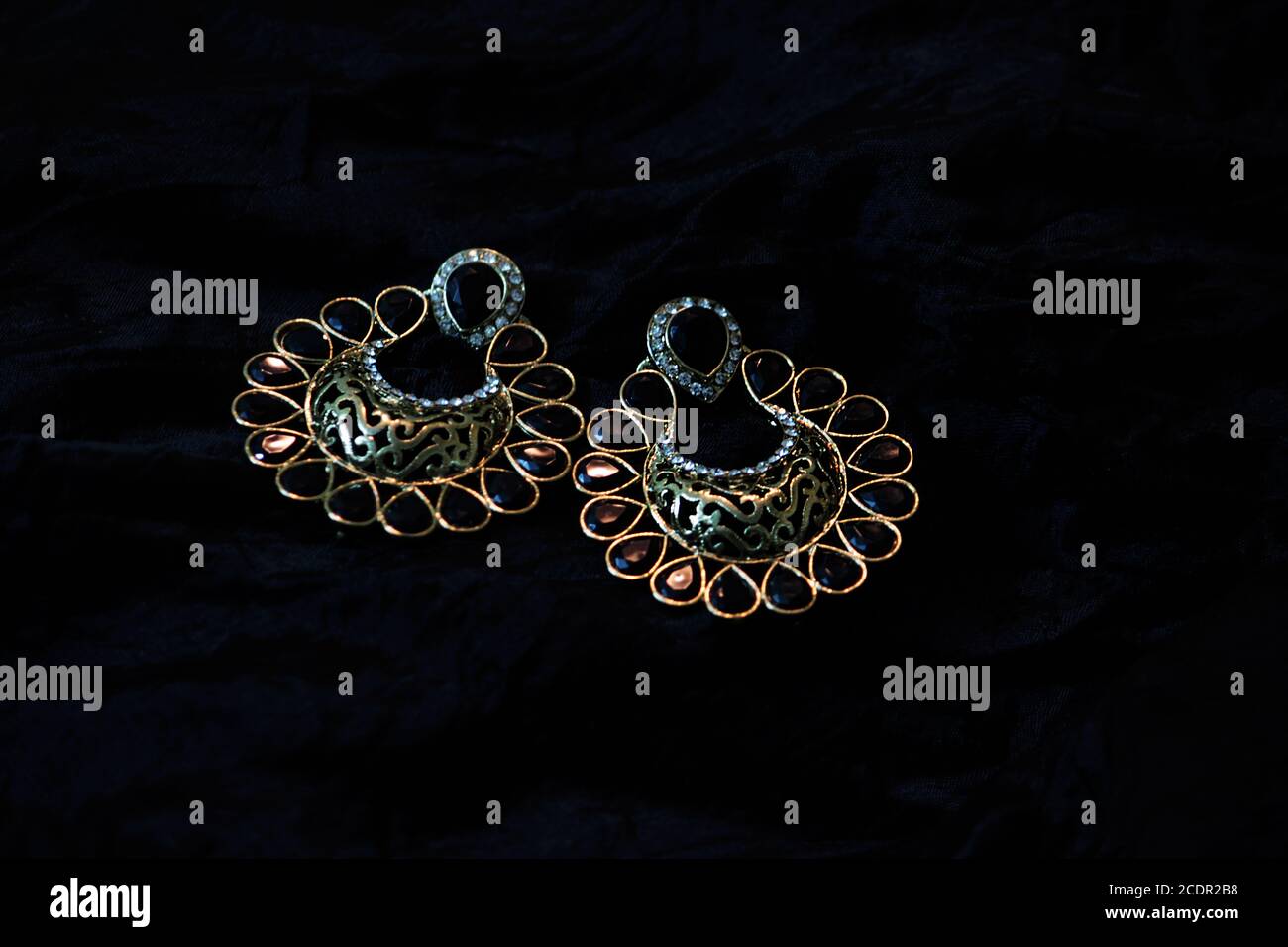 Indian earrings hires stock photography and images Alamy