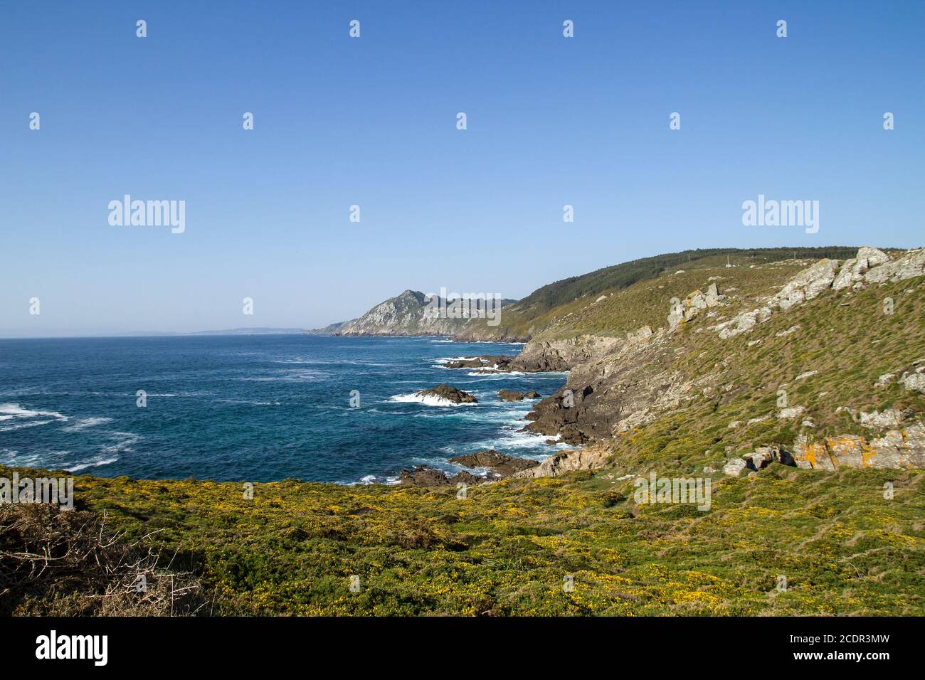 Cabo Home landscape in Pontevedra, Spain Stock Photo