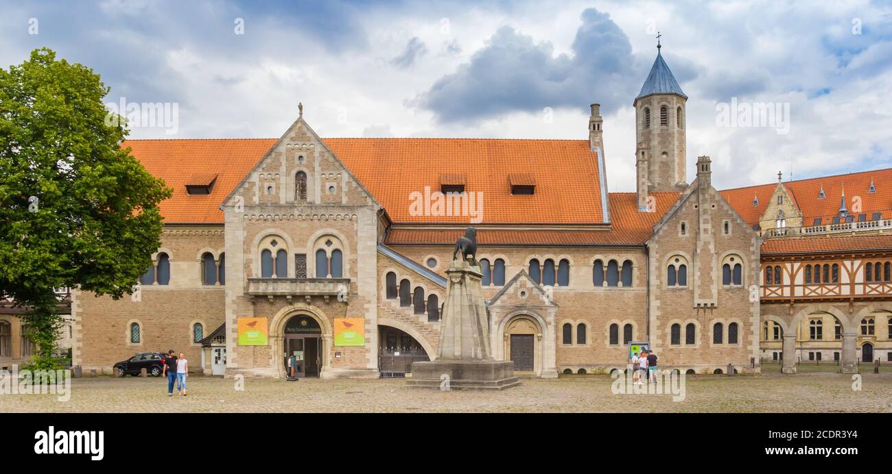 Panorama of the Dankwarderode castle in Braunschweig, Germany Stock Photo