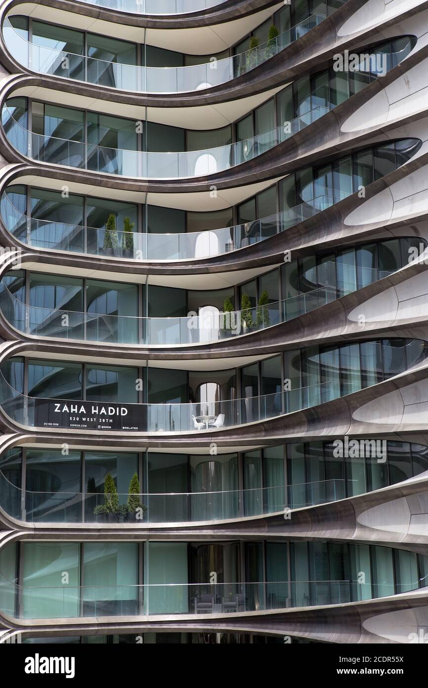 Zaha Hadid Condos, Chelsea, New York Stock Photo Alamy