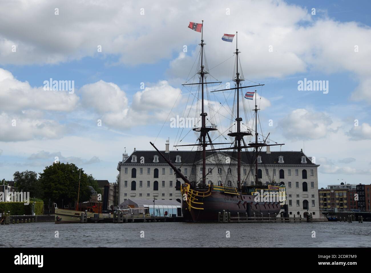Sailing ship Amsterdam Stock Photo Alamy
