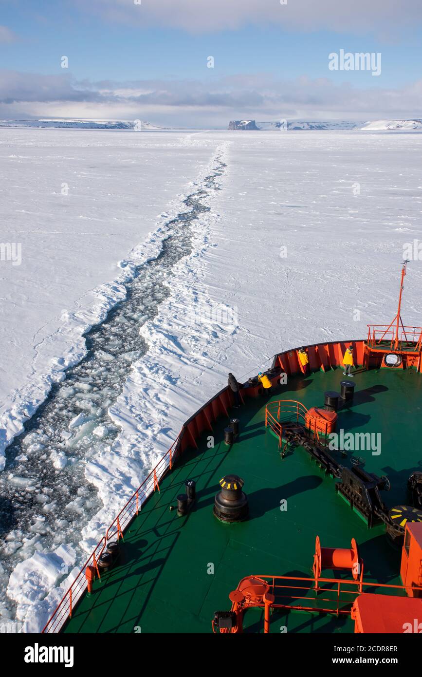 Russia, High Arctic, Franz Josef Land. Tikhaya Bukhta aka Bukhta