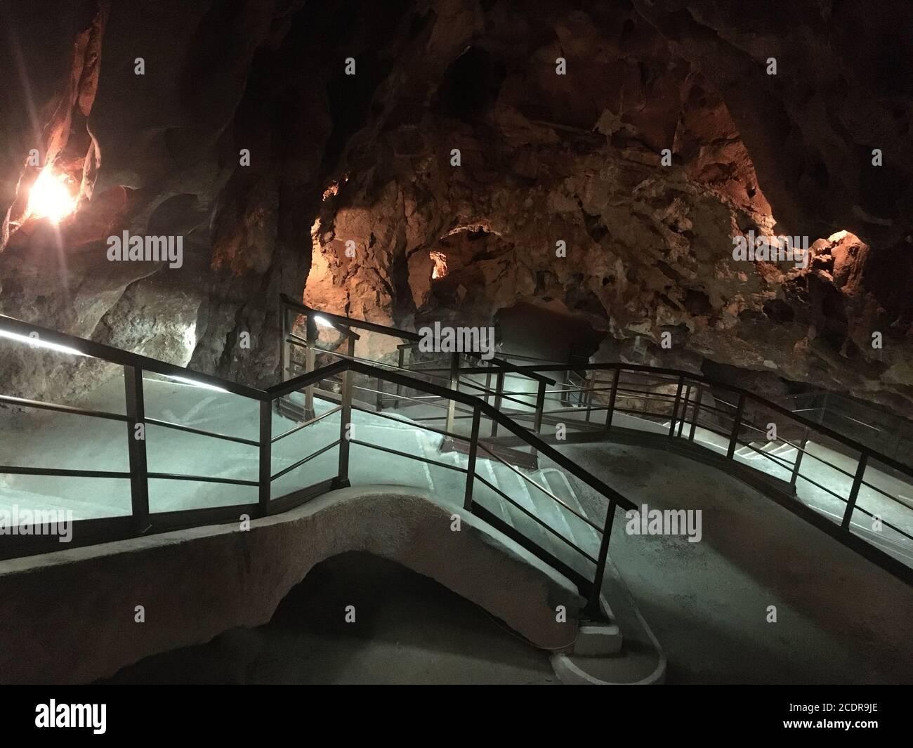 Interior of the Cueva del Tesoro in Rincón de la Victoria, Malaga Stock Photo