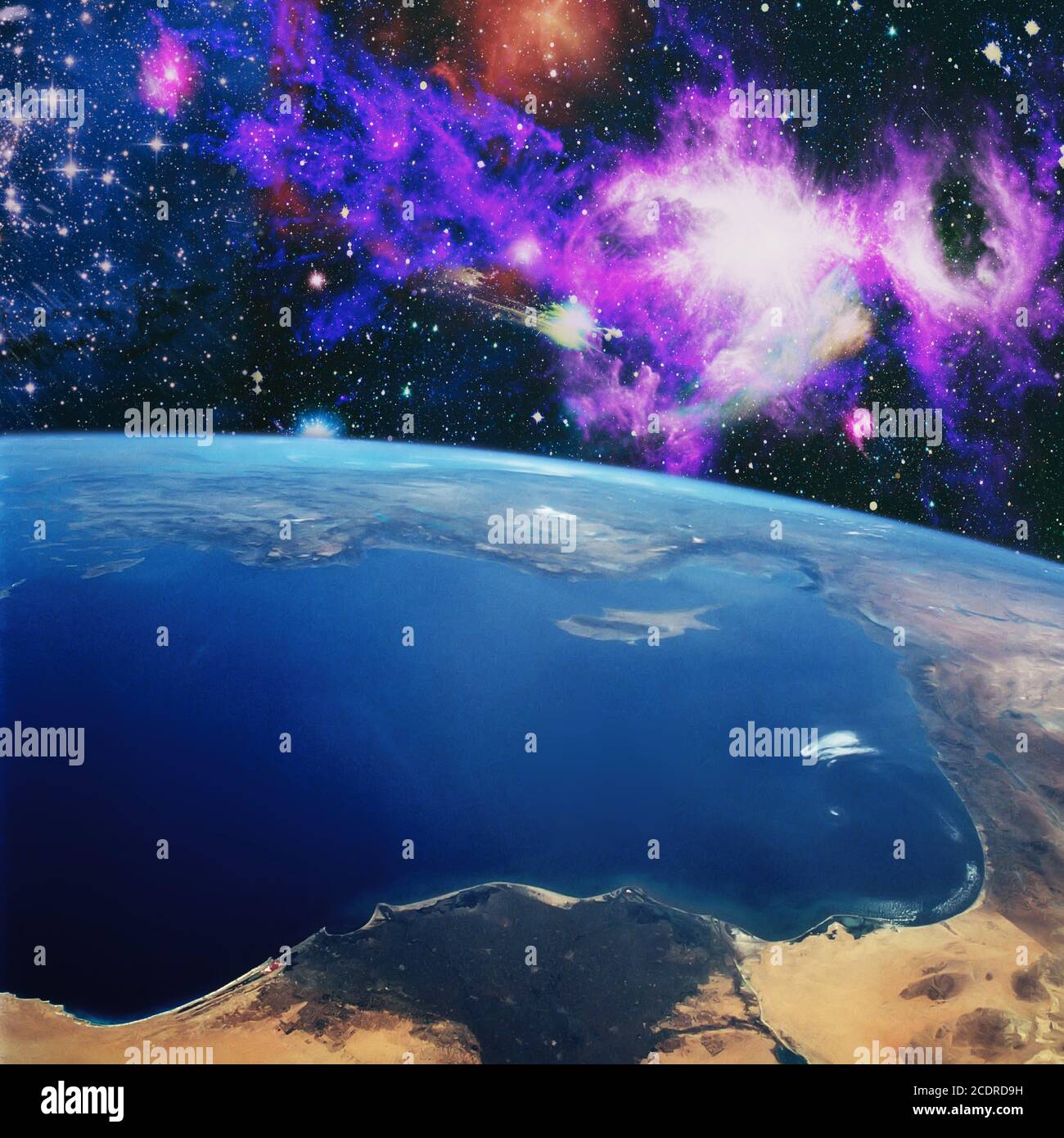 planets, stars and galaxies in outer space showing the beauty of space ...