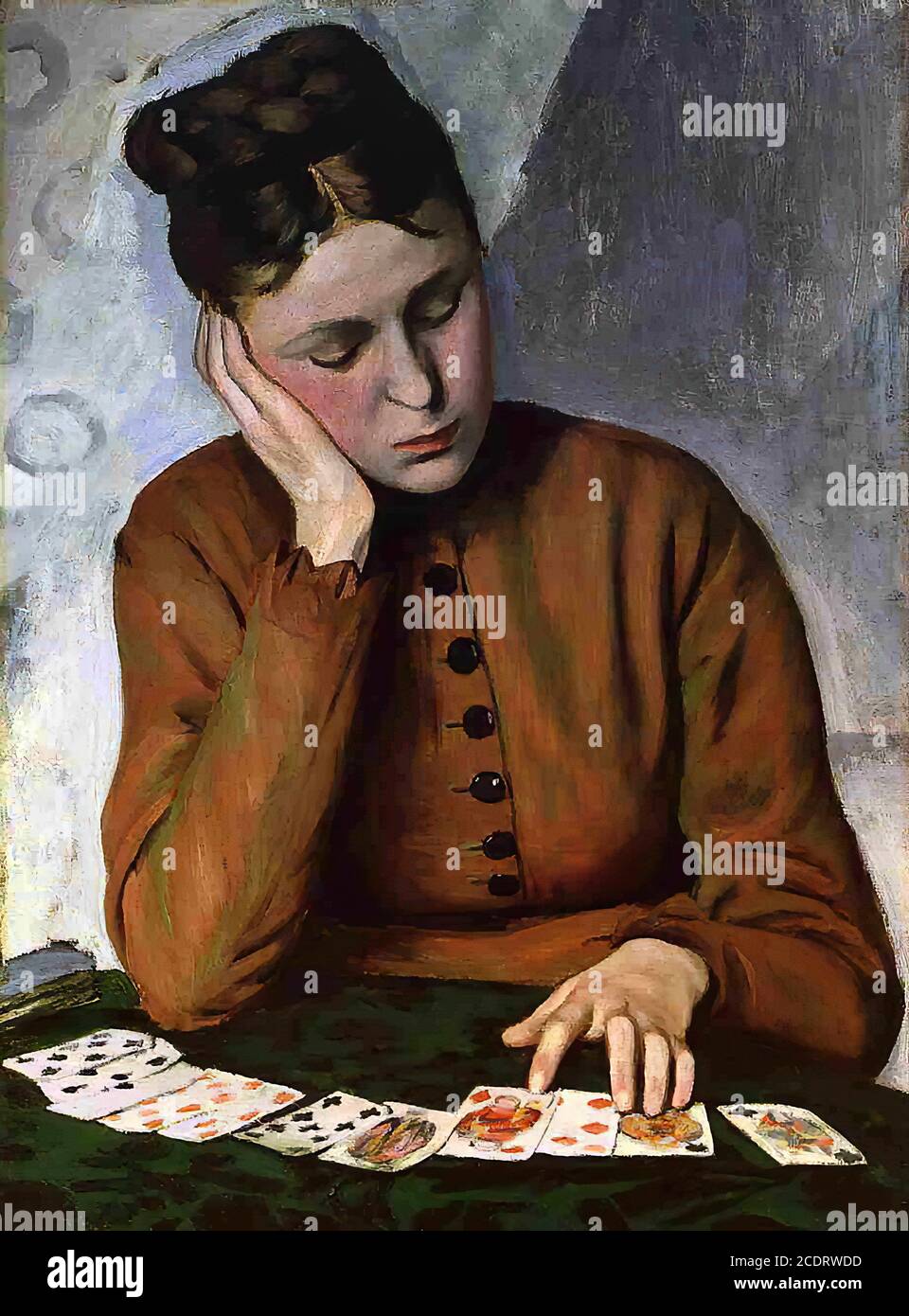 Bazille Jean FréDéric - the Fortune Teller - French School - 19th  Century Stock Photo