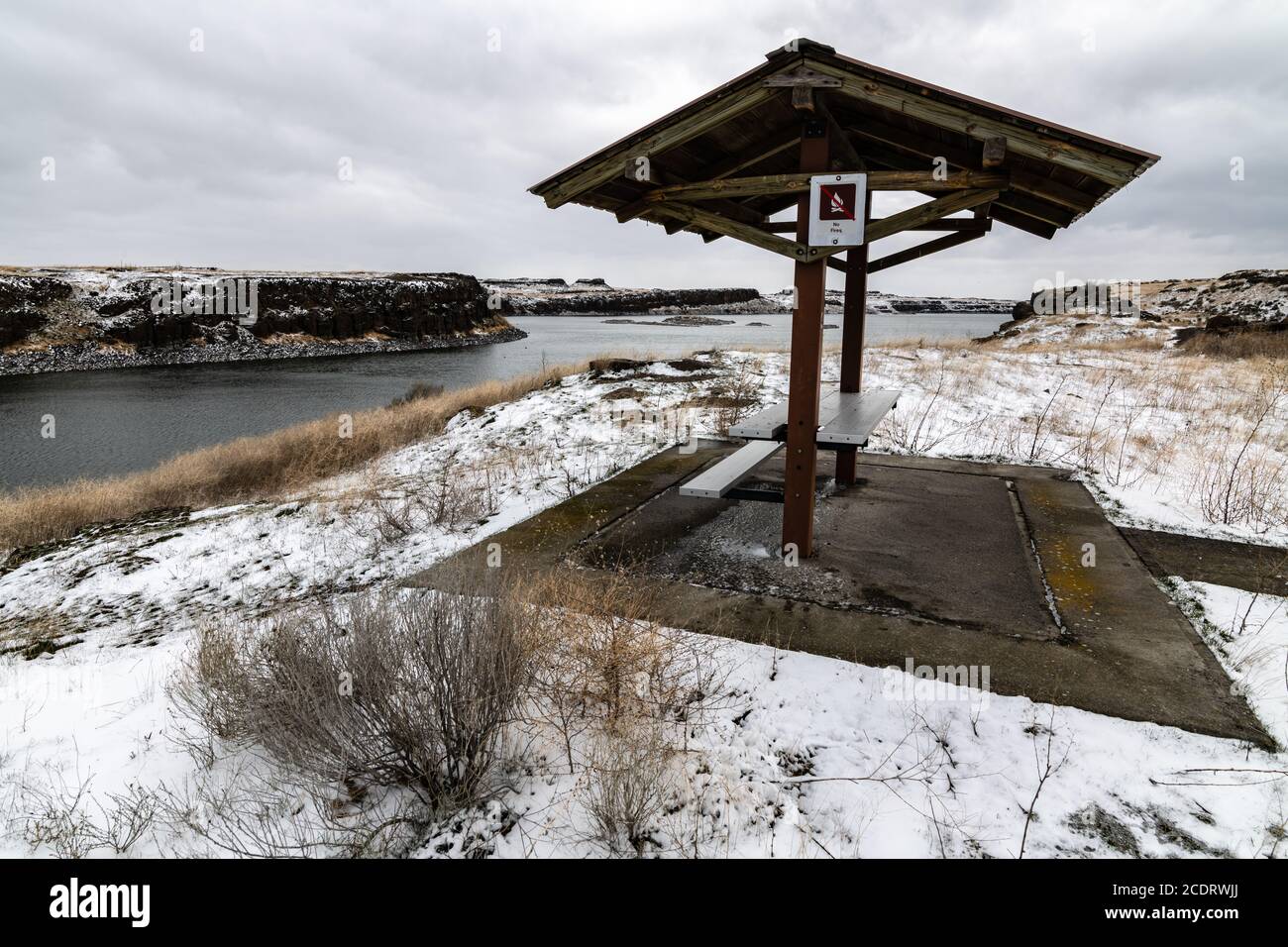Upper Soda Lake, Columbia National Wildlife Refuge, WA Stock Photo Alamy