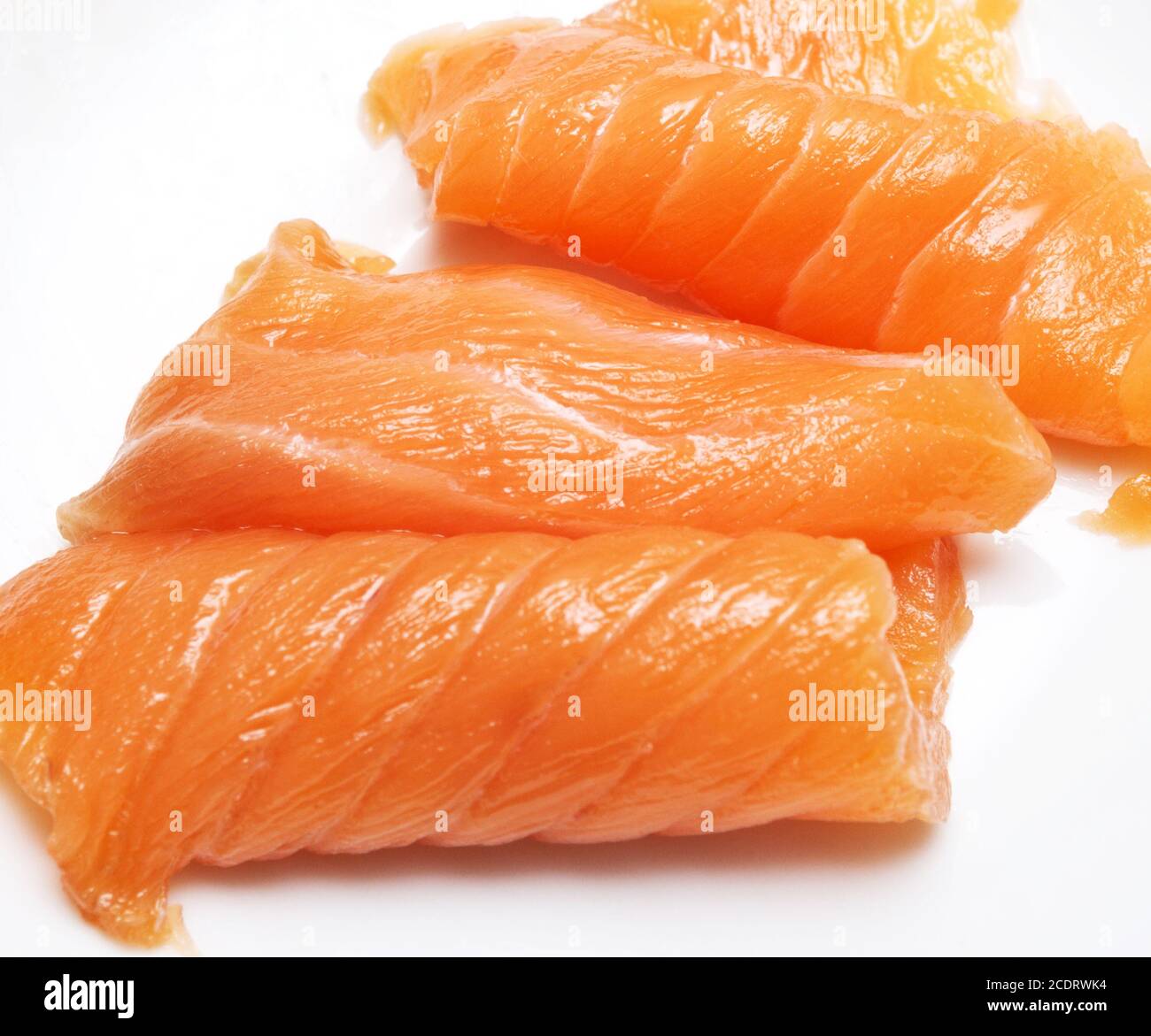 sliced red fish Stock Photo