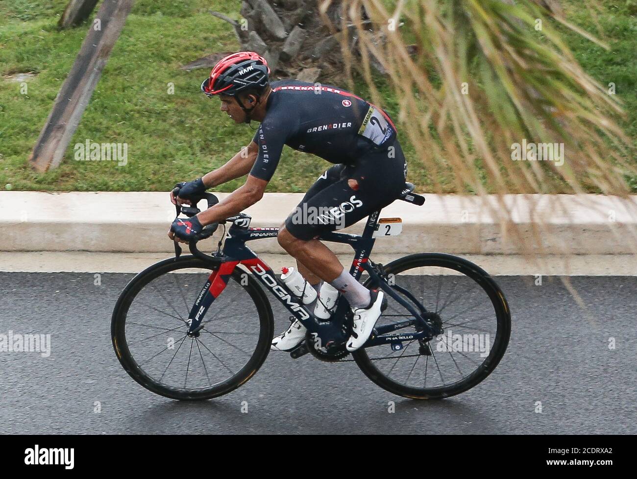 Nice, France. 29th August, 2020. Andrey Amador of Ineos - Grenadier during  the Tour de, France. , . in Nice, France - Photo Laurent Lairys/D, PPI  Credit: Laurent Lairys/Agence Locevaphotos/Alamy Live News