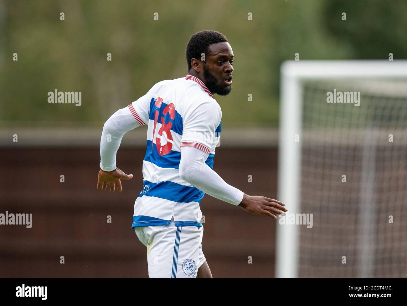 Oxford, UK. 29th Aug, 2020. Aramide Oteh of QPR during the 2020/21 behind closed doors Pre Season Friendly match between Oxford United and Queens Park Rangers at the Kassam Stadium, Oxford, England on 29 August 2020. Photo by Andy Rowland. Credit: PRiME Media Images/Alamy Live News Stock Photo