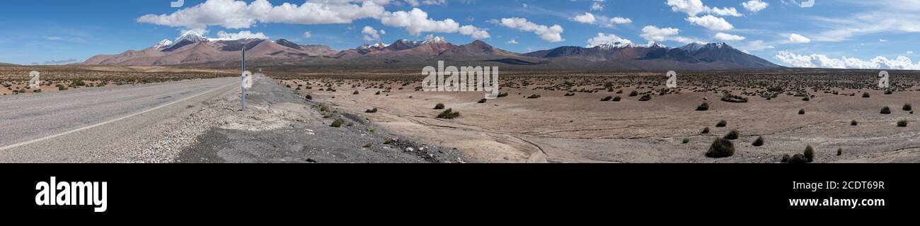 Panorama view from Av. Simon Bolivar (CH 11 ) Stock Photo