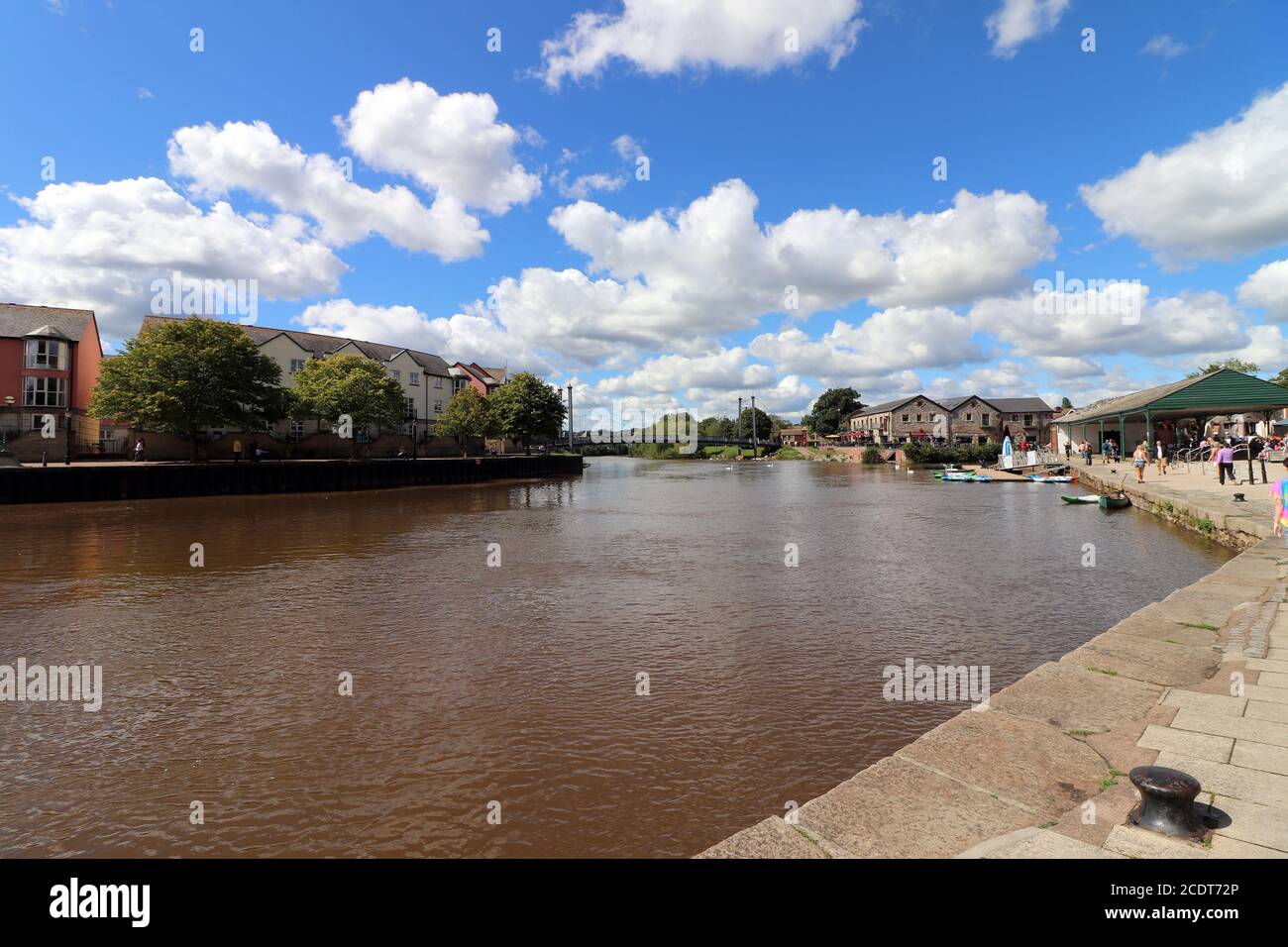 Exeter Quay in Devon Stock Photo Alamy