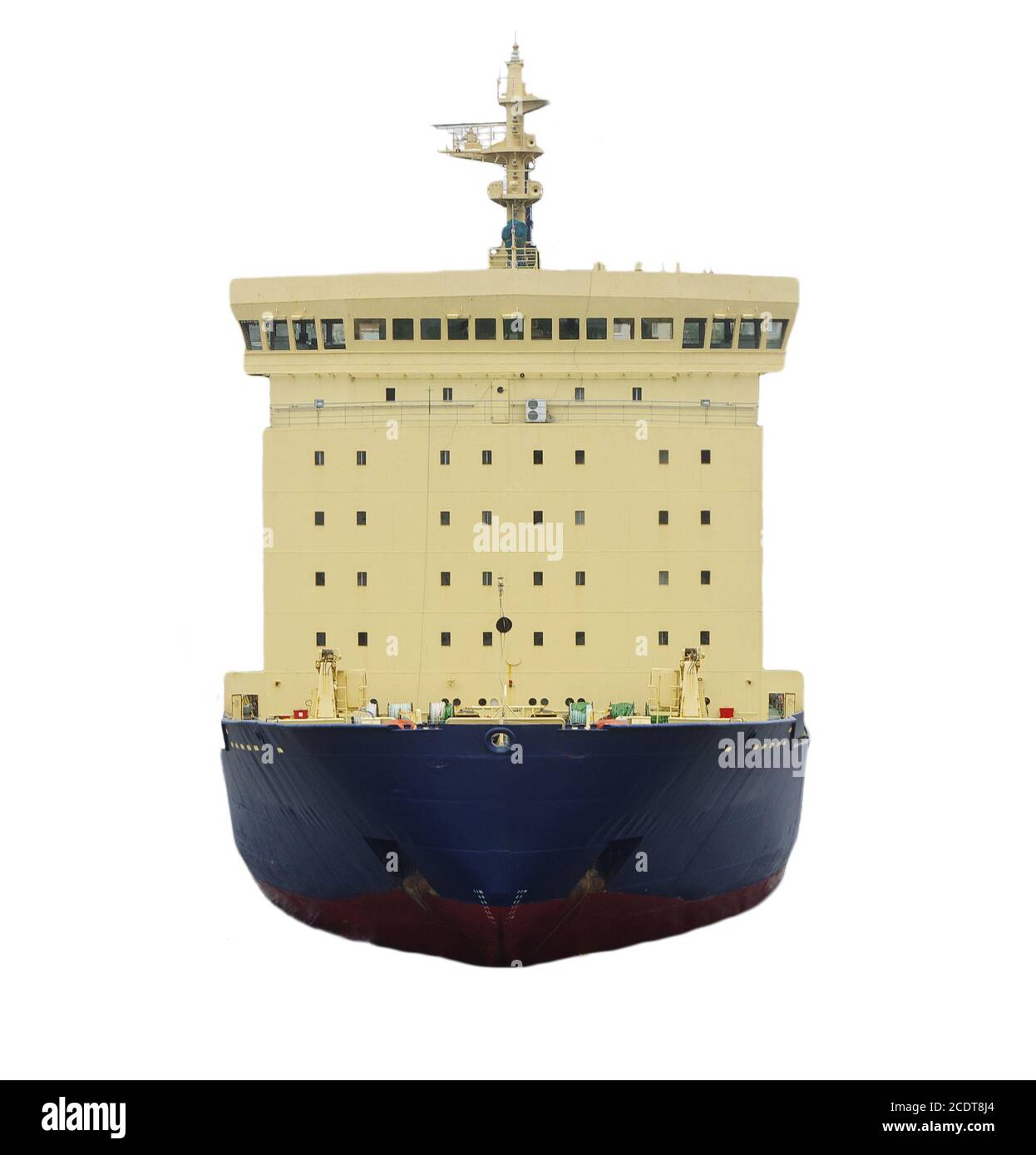 icebreaker ship isolated Stock Photo