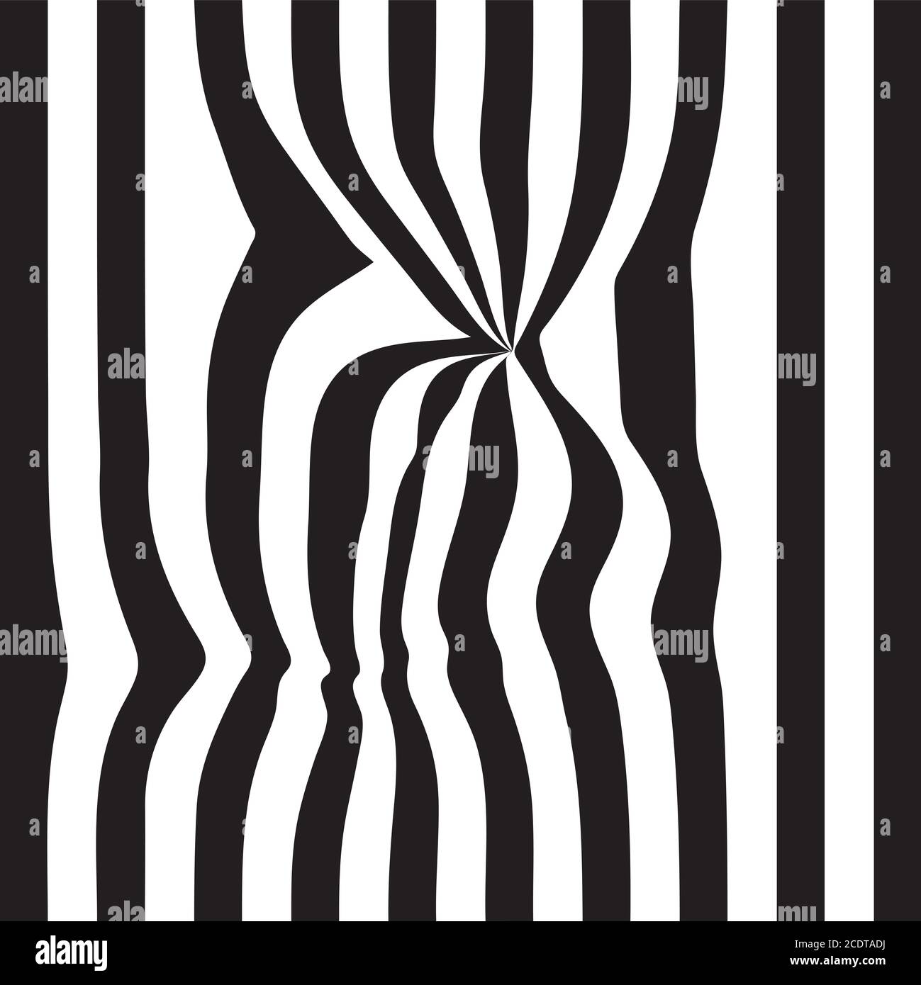 Black white zebra vector illustration hi-res stock photography and ...